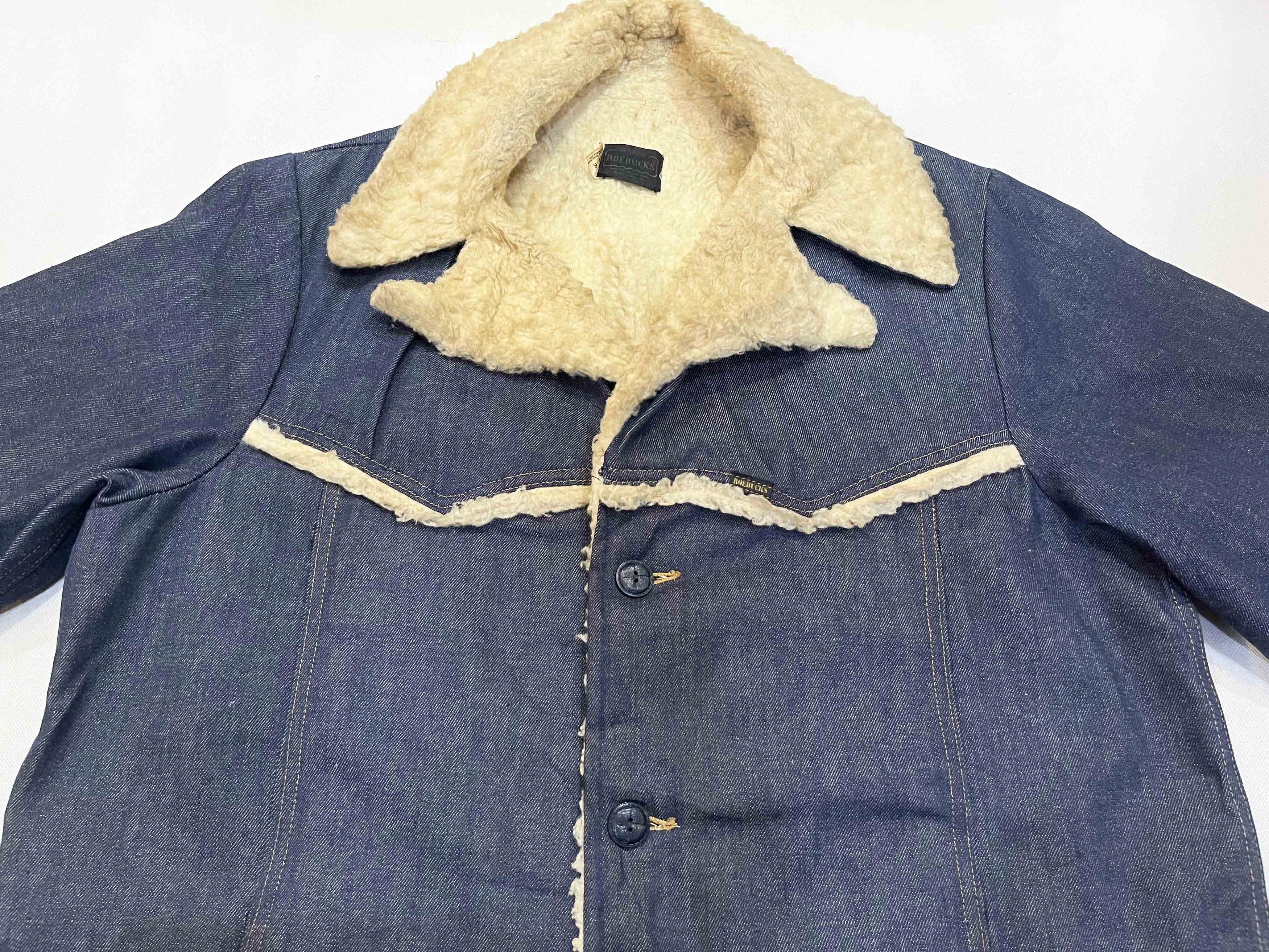 Vintage Vintage Roebucks Sears Denim Jean Button Up Jacket Size US M / EU 48-50 / 2 - 2 Thumbnail
