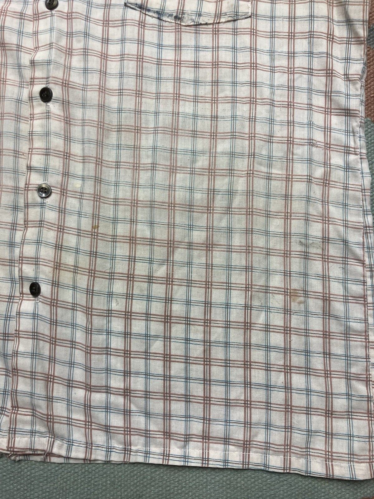 Vintage Vintage 70s button shirt Kingsport plaid lightweight large Size US L / EU 52-54 / 3 - 3 Thumbnail