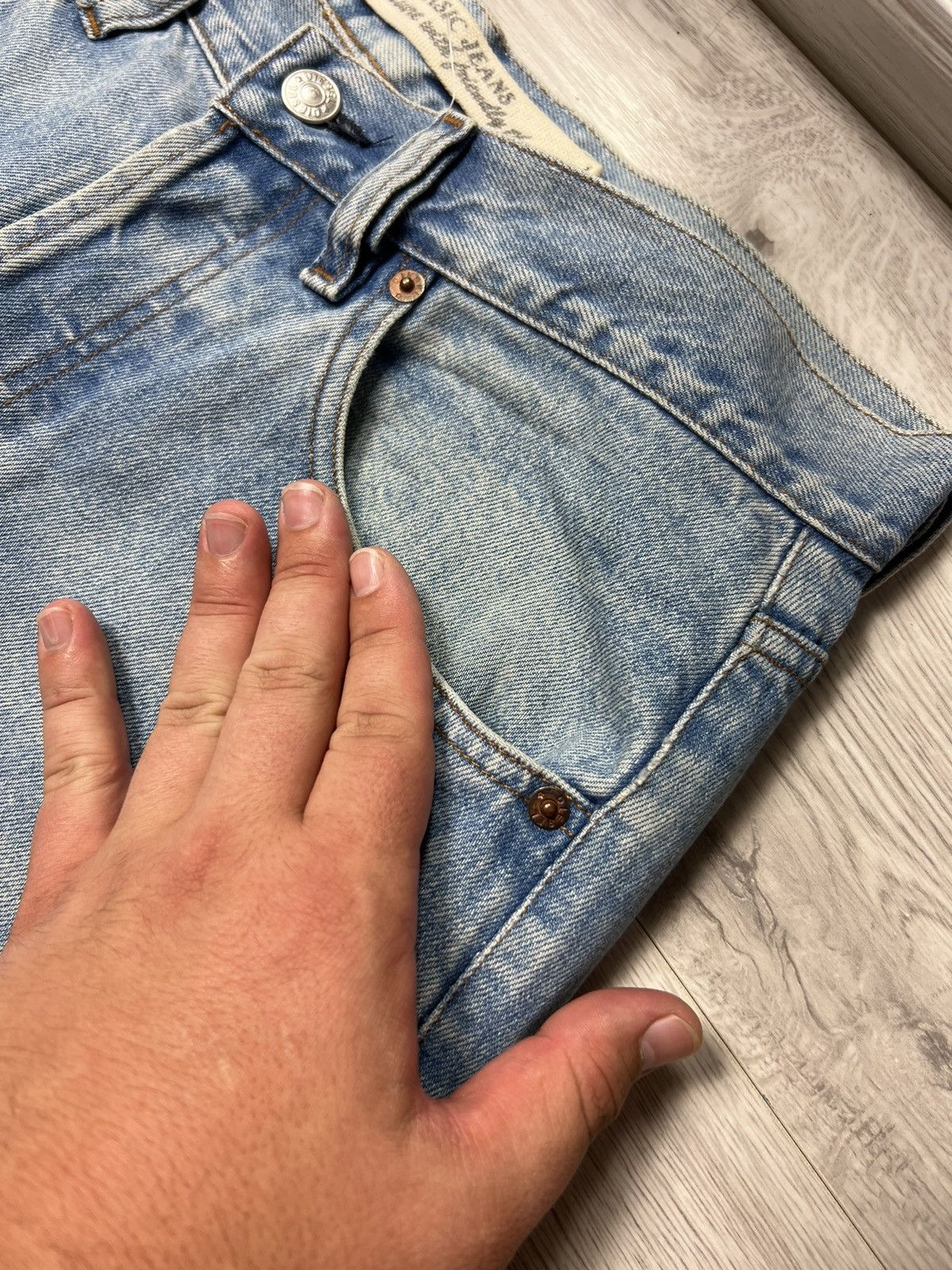 Diesel × Vintage Vintage Diesel Blue Straight Jeans / Denim Pants Size US 32 / EU 48 - 5 Thumbnail