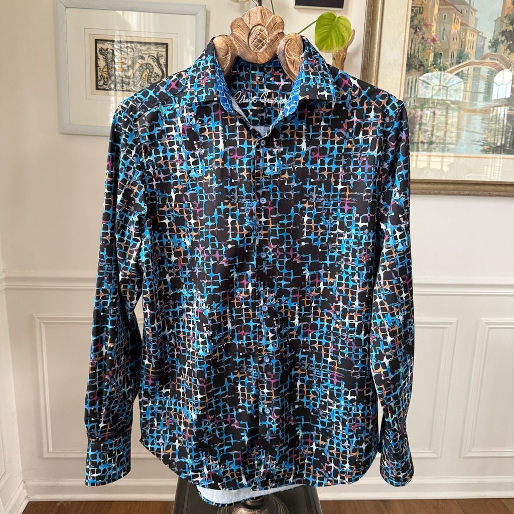 Robert Graham Robert Graham Arkenstone Sports Button Up Shirt Water Friend Size US S / EU 44-46 / 1 - 2 Thumbnail