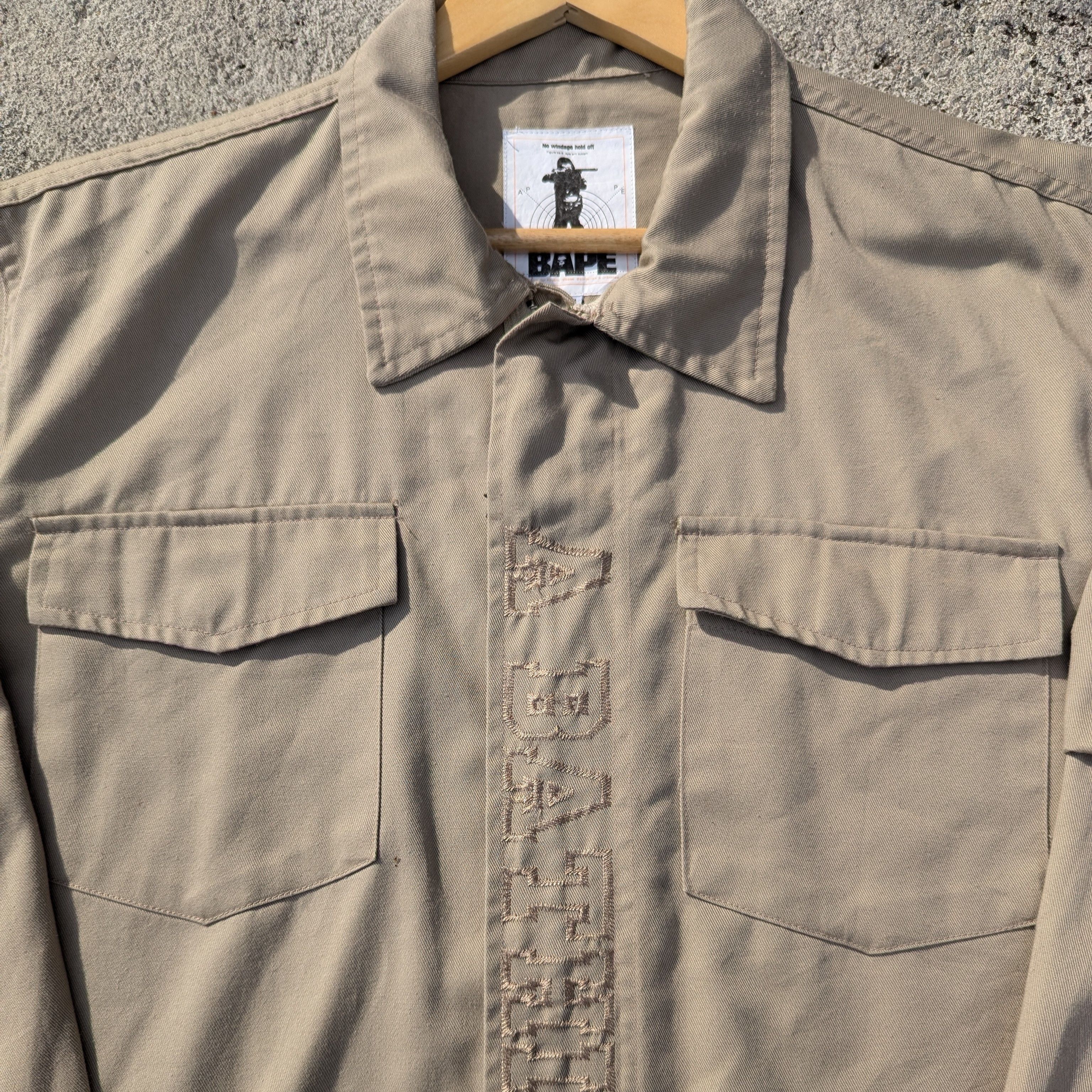 Bape Bape General Workwear Jacket wtih Tactical Pocket Size US M / EU 48-50 / 2 - 5 Thumbnail