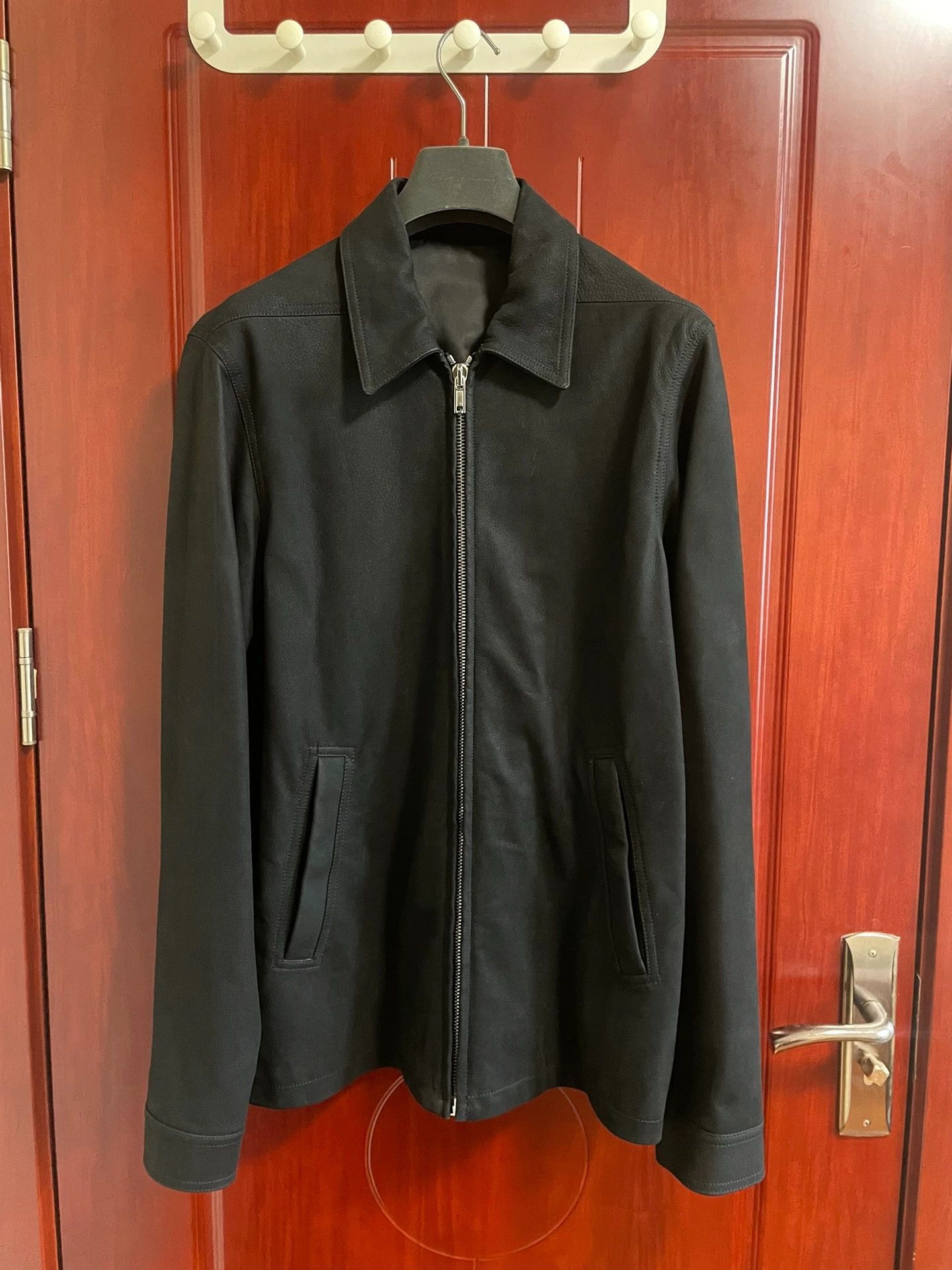 Rick Owens Rick Owens Alice Strobe Leather Jacket SS24 | Grailed