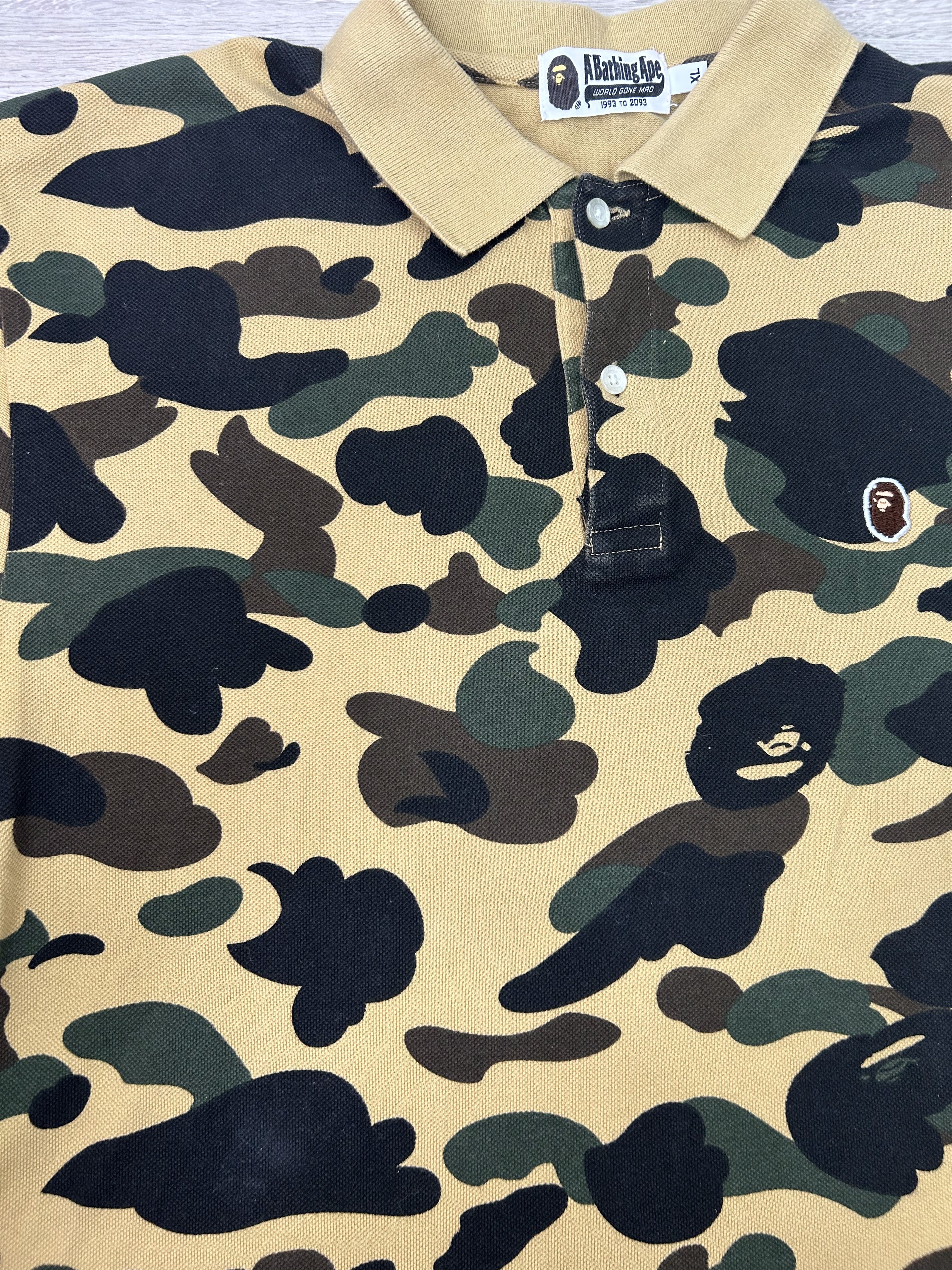 Bape BAPE 1st Camo Polo [Size XL] Size US XL / EU 56 / 4 - 4 Thumbnail