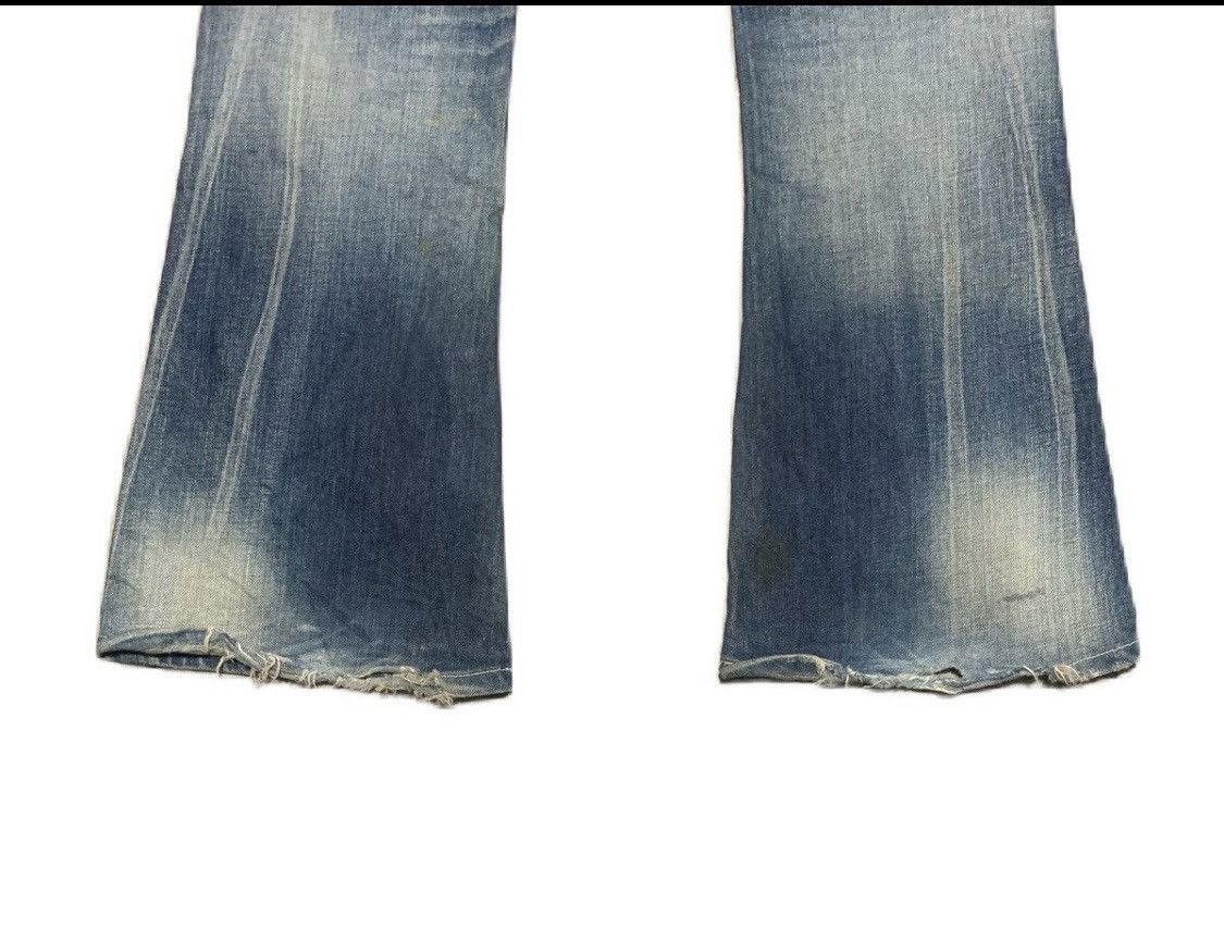 If Six Was Nine Vanquish Gold Flare Bootcut Bell Bottom Jeans Size 31" - 3 Thumbnail