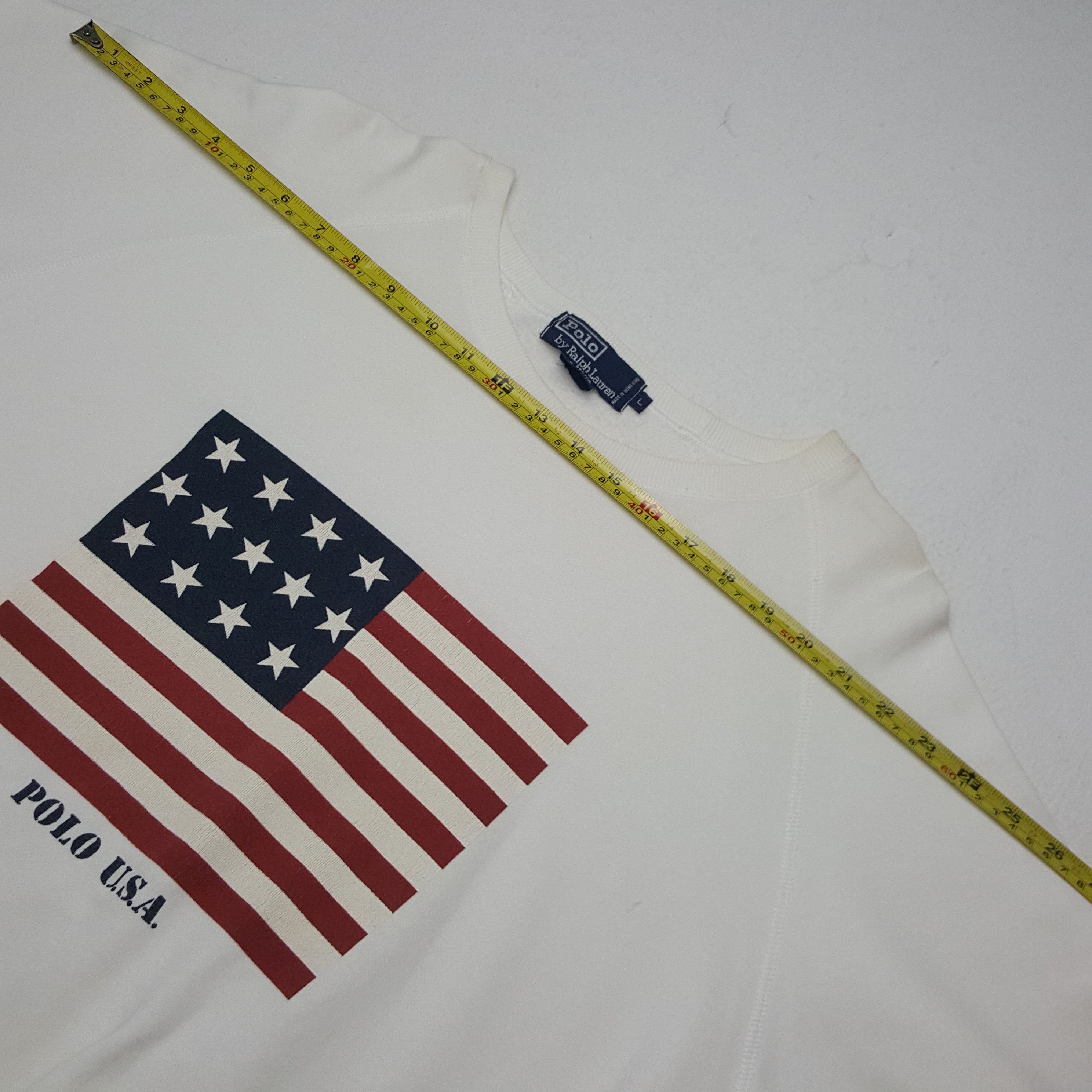 Polo Ralph Lauren × Vintage Vintage Polo Ralph Lauren USA Sweatshirt Size US L / EU 52-54 / 3 - 5 Thumbnail