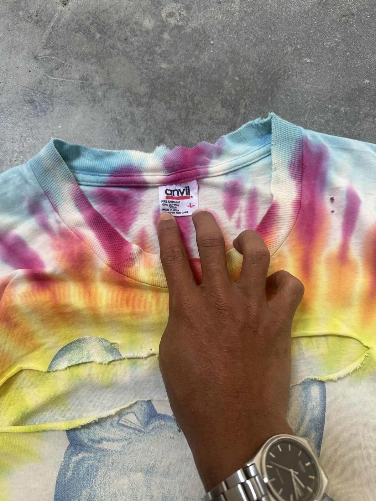 Vintage Vintage 1994 Woodstock Distressed tee Size US L / EU 52-54 / 3 - 5 Thumbnail