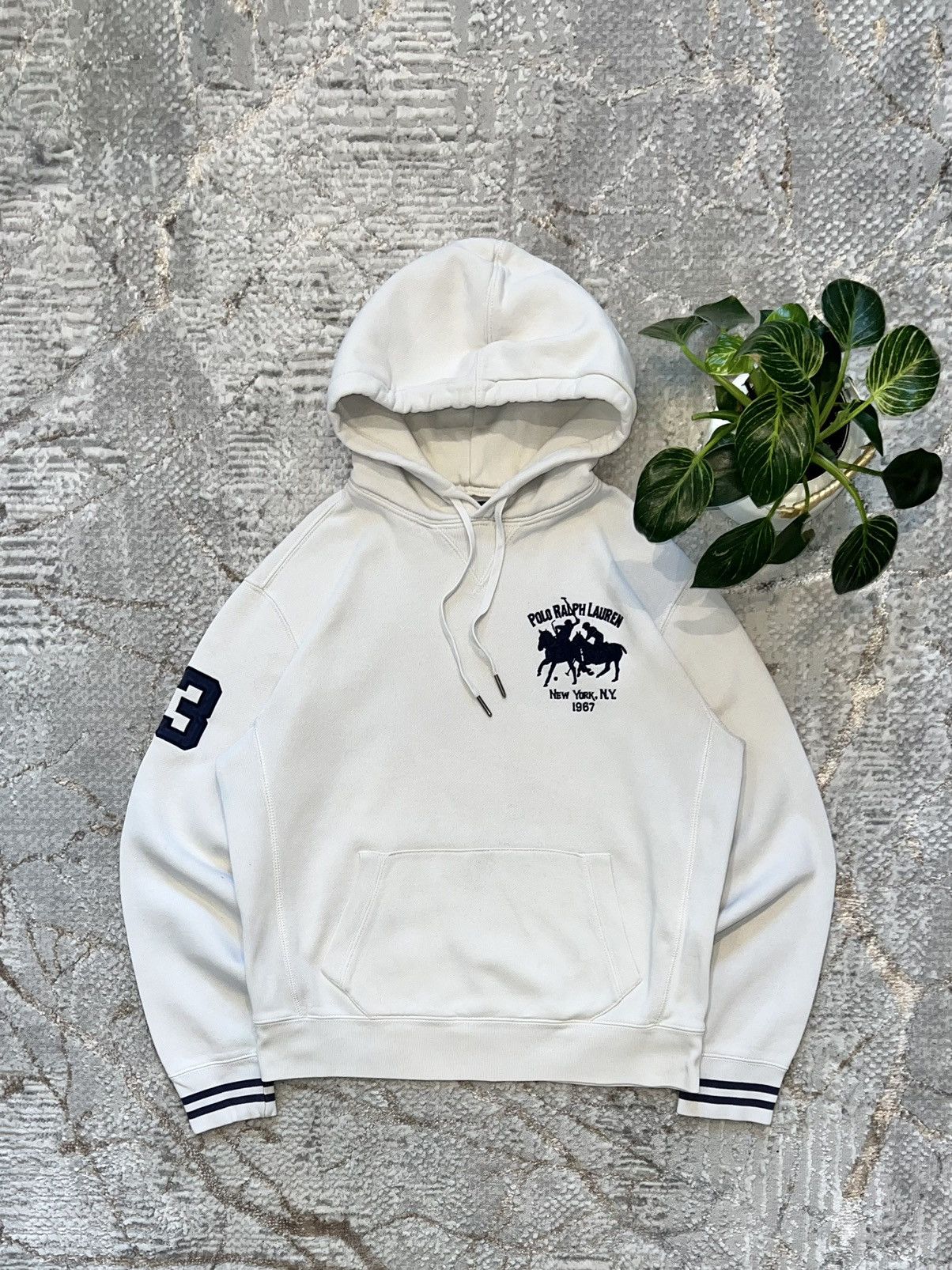 Polo Ralph Lauren × Vintage POLO RALPH LAUREN VINTAGE 90S BIG LOGO HOODIE Y2K SWEATSHIRT Size US M / EU 48-50 / 2 - 1 Thumbnail
