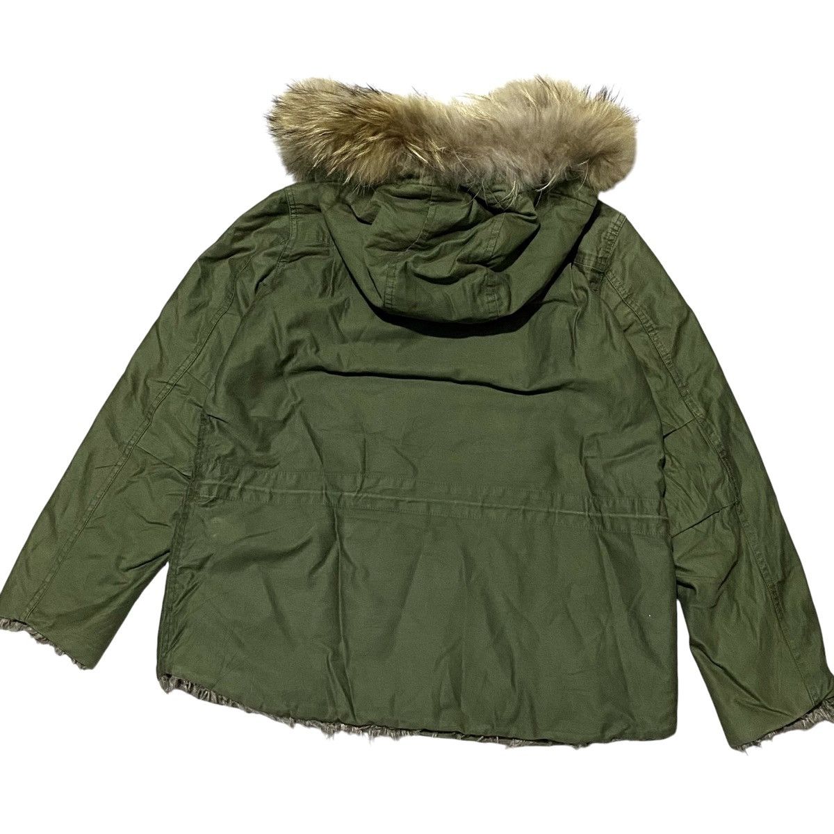 Zucca 🔥RARE🔥 Zucca 00s asymetircal fur lined jacket Size US L / EU 52-54 / 3 - 7 Thumbnail