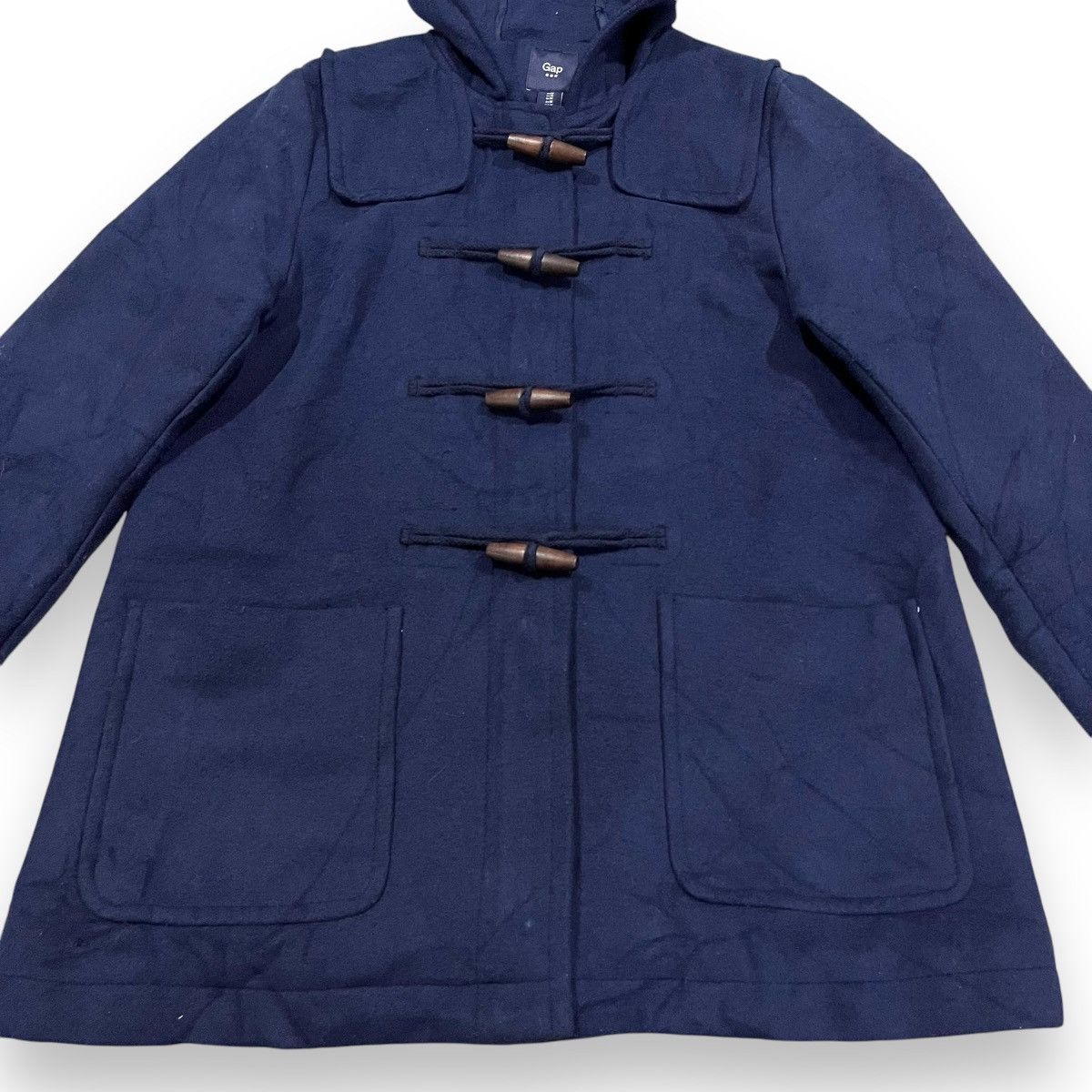 Gap × Japanese Brand GAP WOOL BLEND DUFFLE COAT Size US S / EU 44-46 / 1 - 3 Thumbnail