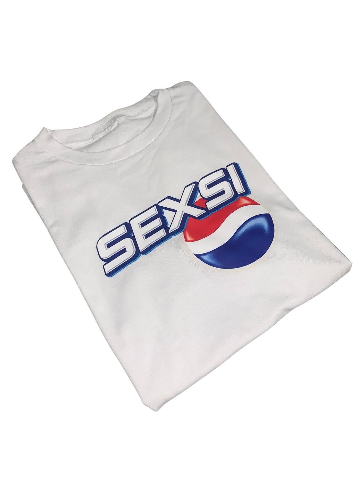 Vintage Sexsi Pepsi Vintage Y2K style quote T-shirt remake Size US M / EU 48-50 / 2 - 1 Thumbnail