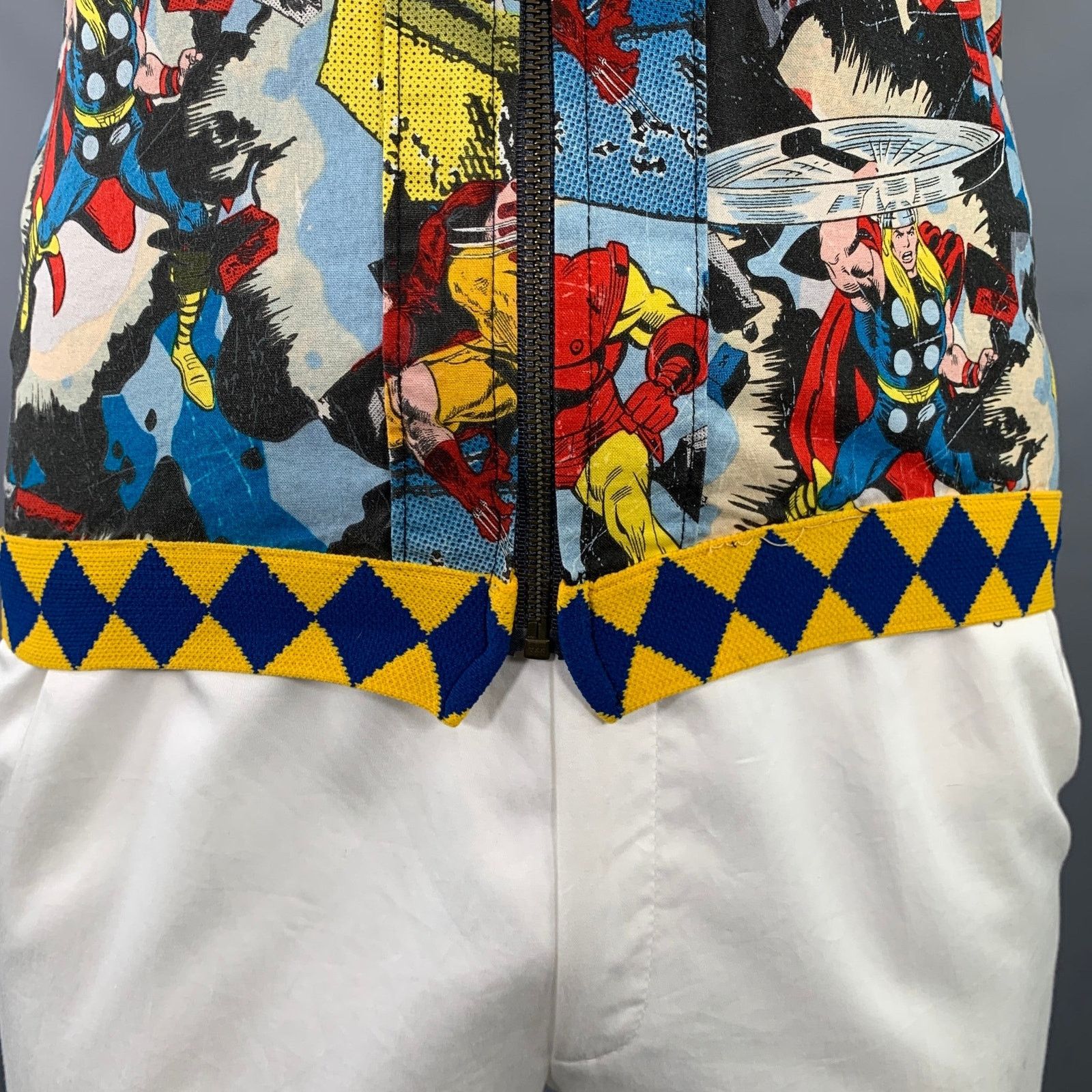 Other TRAVER RAINS L Multi Color Comic Book Graphic Zip Up Vest Size US L / EU 52-54 / 3 - 4 Thumbnail