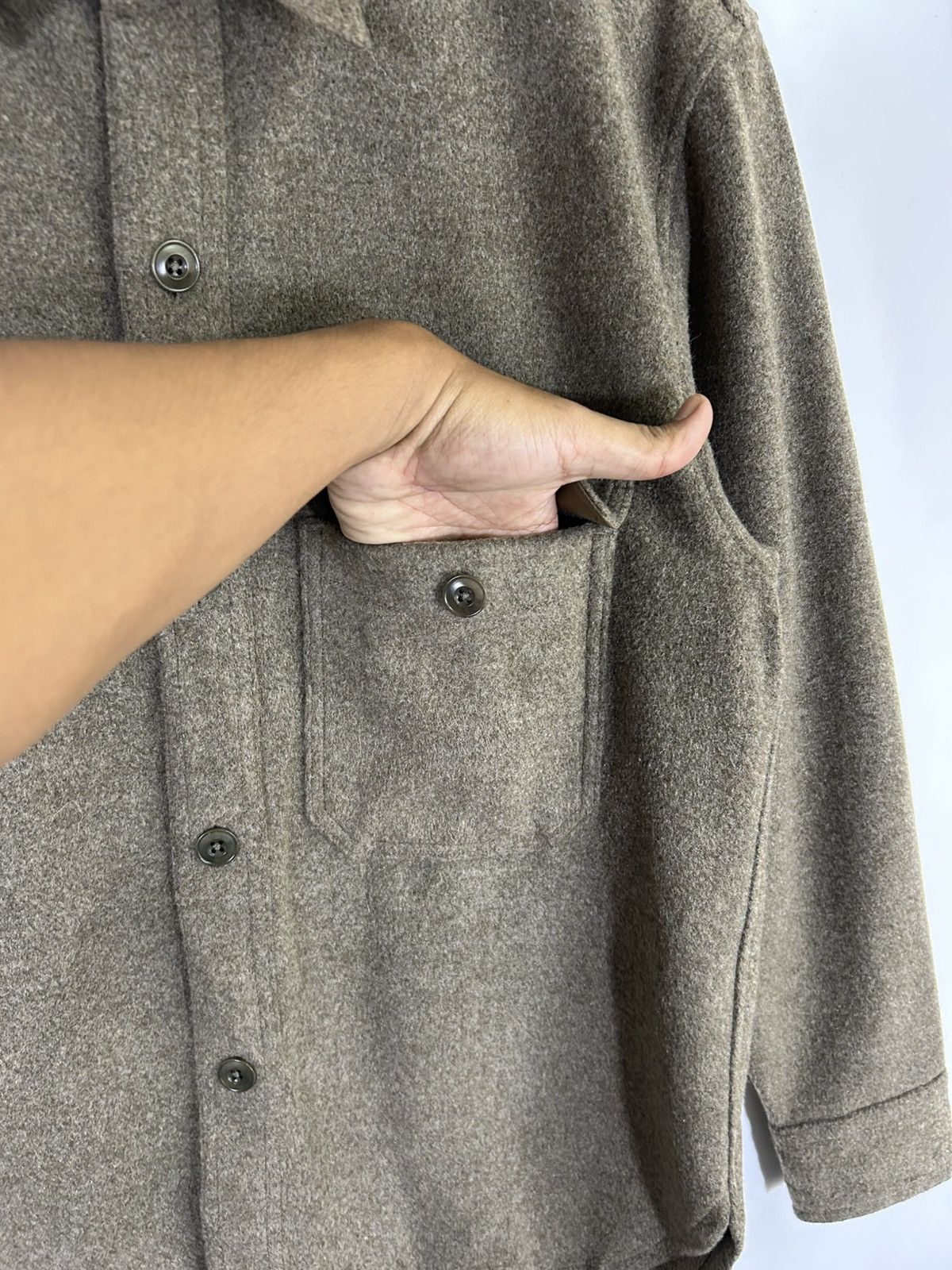 Lemaire × Uniqlo 🔥Lemaire❌Uniqlo Button Workwear Shirt Jacket Size US S / EU 44-46 / 1 - 6 Thumbnail