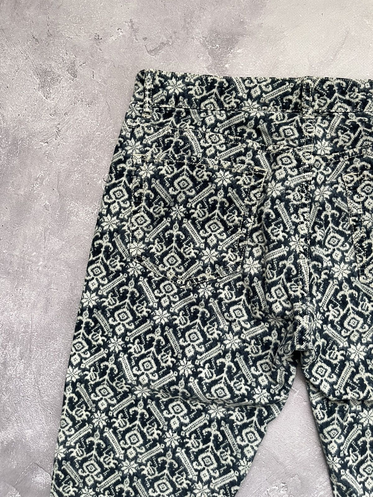 Ralph Lauren Denim & Supply Ralph Lauren Aztec Graphics Corduroy Pants Size 28" / US 6 / IT 42 - 9 Thumbnail