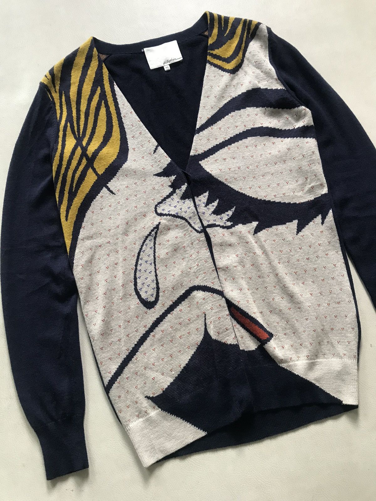 3.1 Phillip Lim × Designer 3.1 Phillip Lim Roy Lichtenstein wool merino cardigan Size XS / US 0-2 / IT 36-38 - 1 Thumbnail