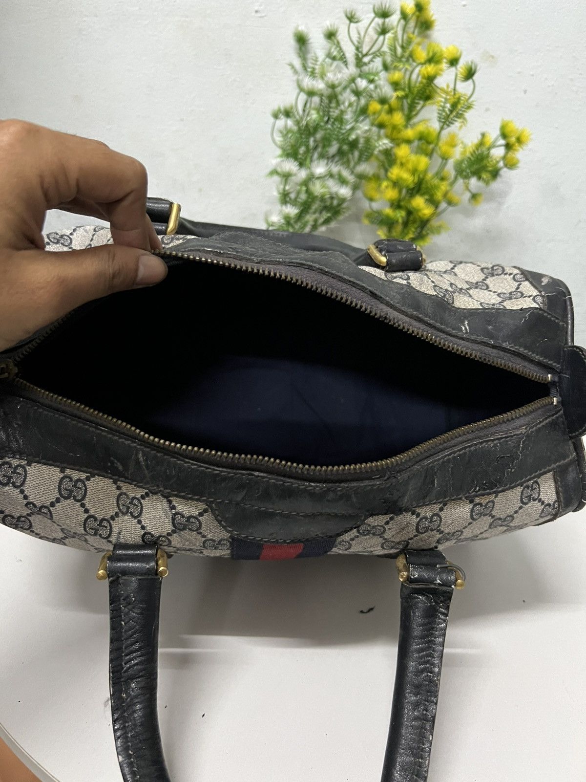 Gucci × Vintage Vintage Gucci Boston Spedy Bag Size ONE SIZE - 12 Thumbnail