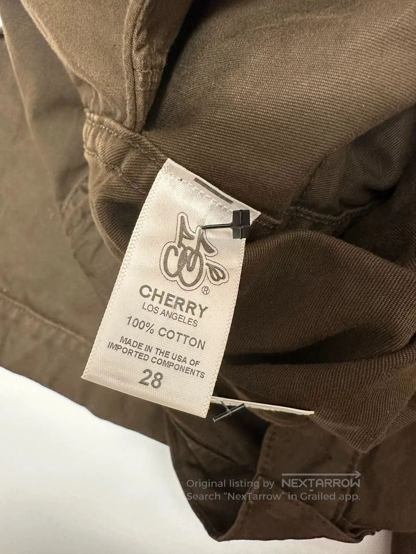 Cherry LA brown cargo pants made in usa. Size US 28 / EU 44 - 8 Thumbnail