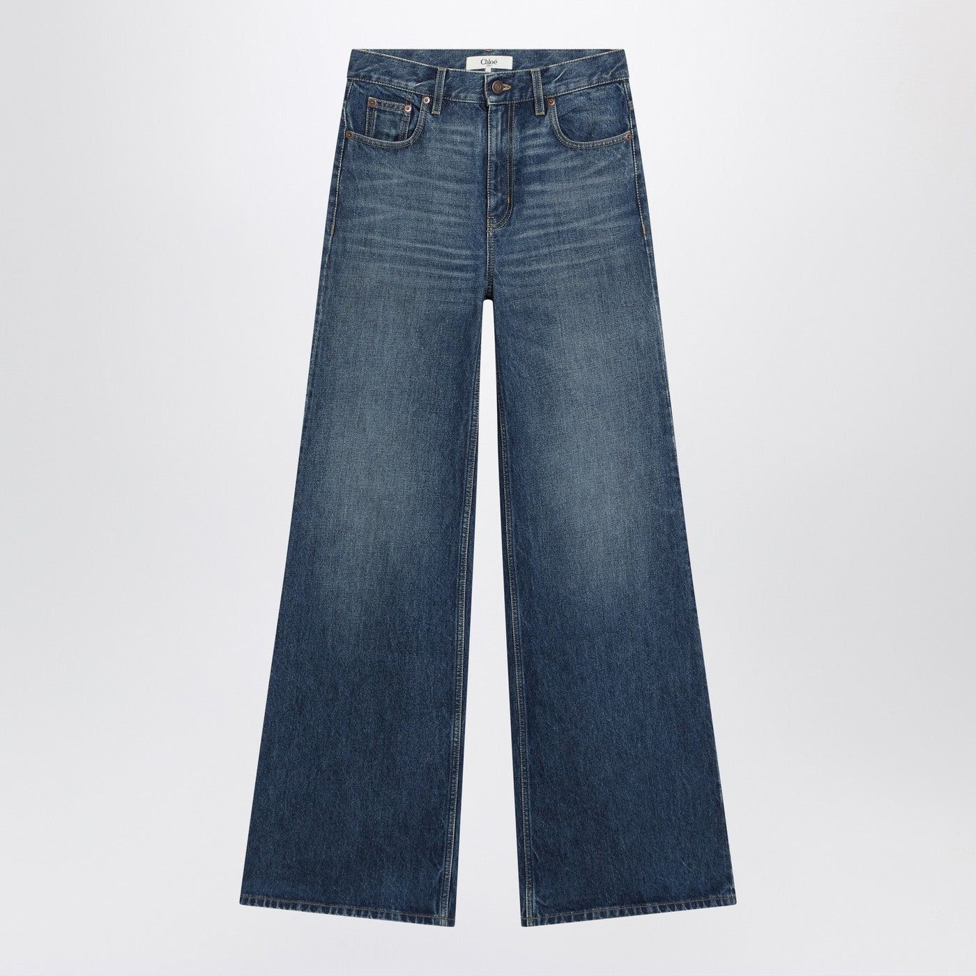 Chloe Chloe Flared Blue Jeans Size 28" / US 6 / IT 42 - 1 Thumbnail
