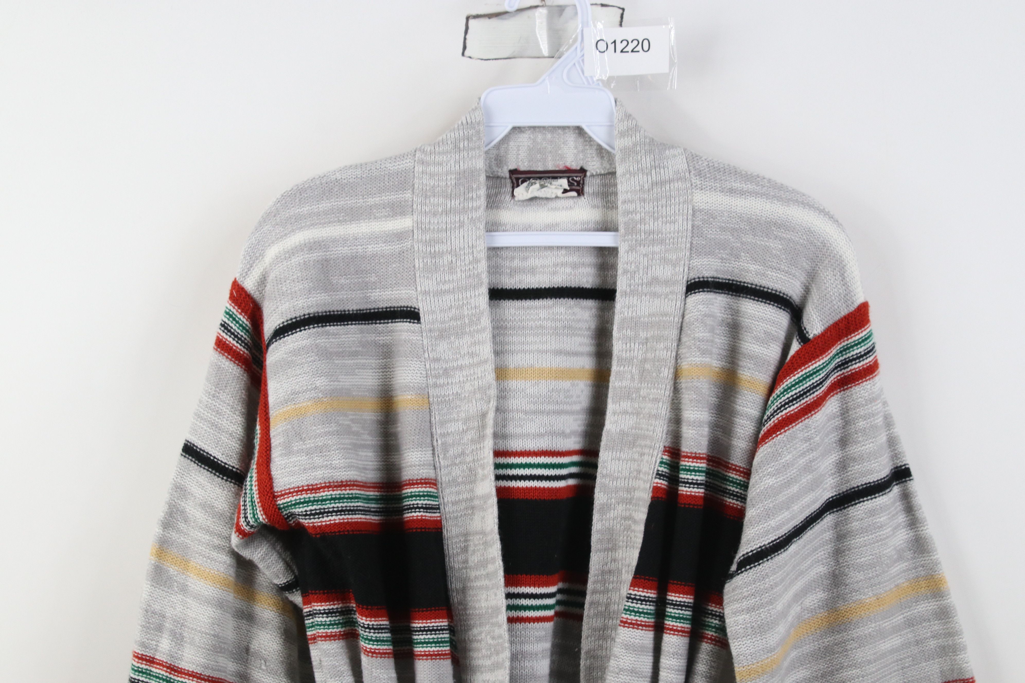 Vintage Vintage 70s Boho Chic Belted Flared Sleeve Cardigan Sweater Size M / US 6-8 / IT 42-44 - 2 Thumbnail