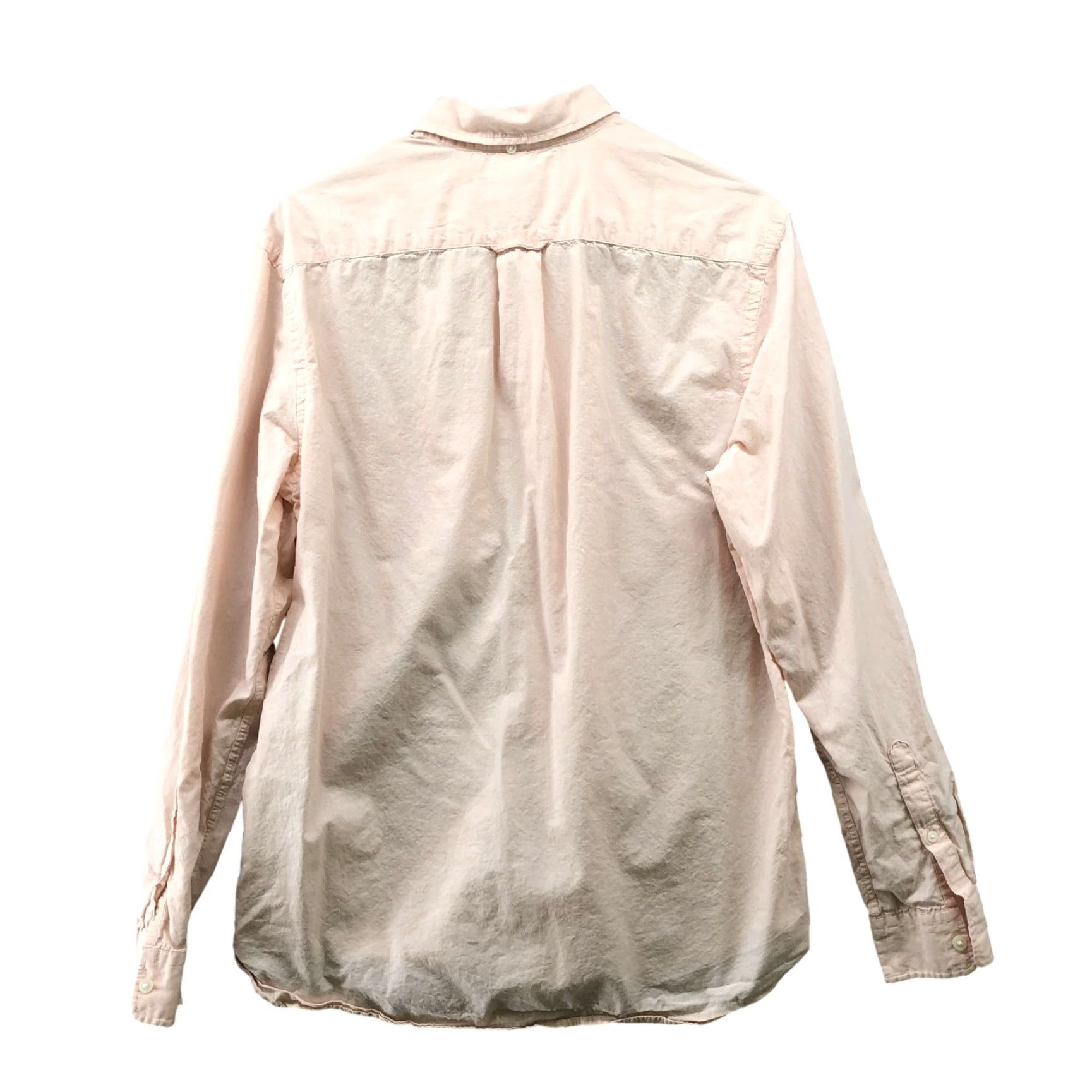 H&M H&M Lightweight Button-Down Shirt Mens M Light Pink Long Sleeve Cotton Regular Shirt Mens M Pink Cotton Button-Up Casual Classic Size US M / EU 48-50 / 2 - 2 Thumbnail
