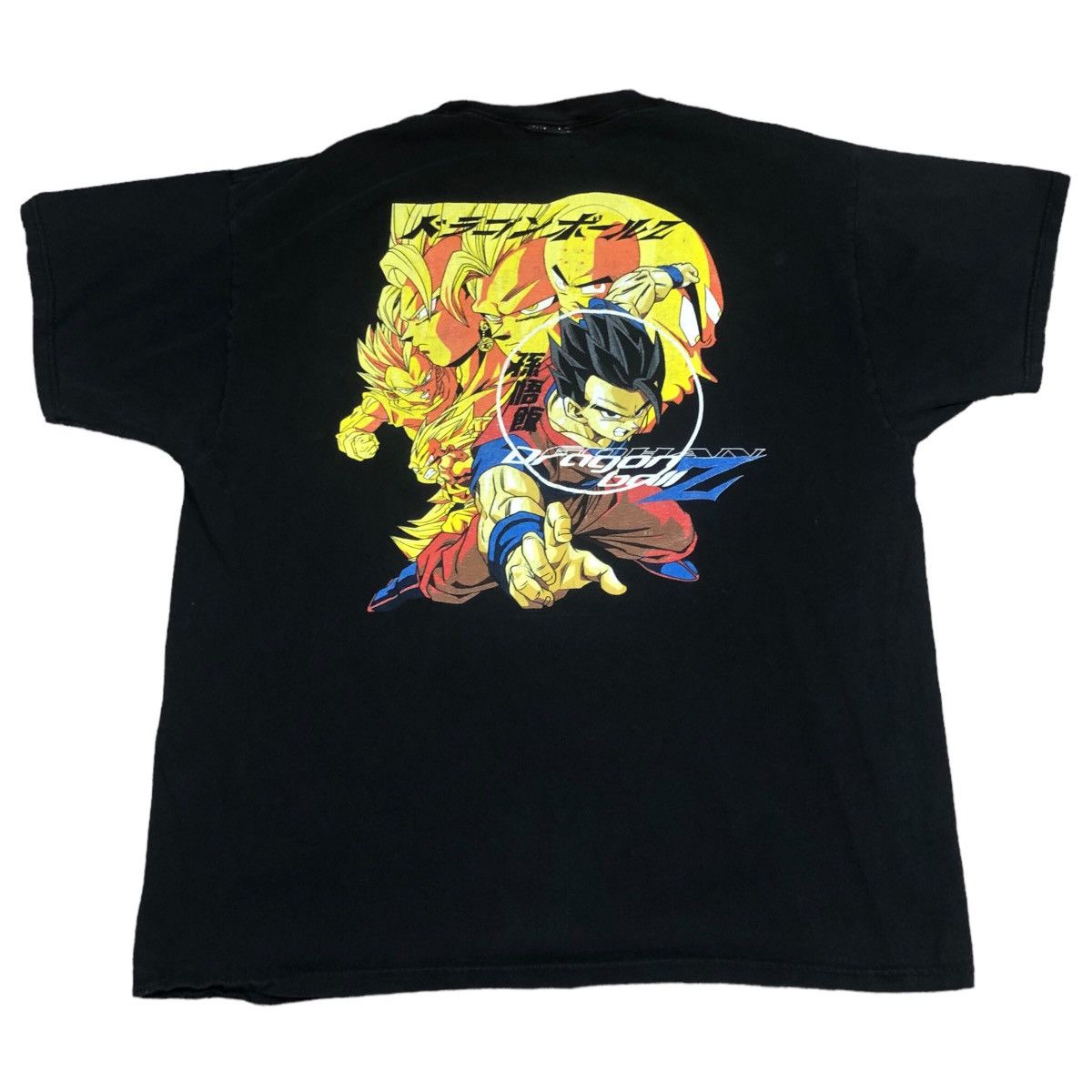 image of Tee Shirt x Vintage Dragon Ball Z 2000 Vintage Gohan Saiyan Cast Shirt Adult 2Xl, Men's