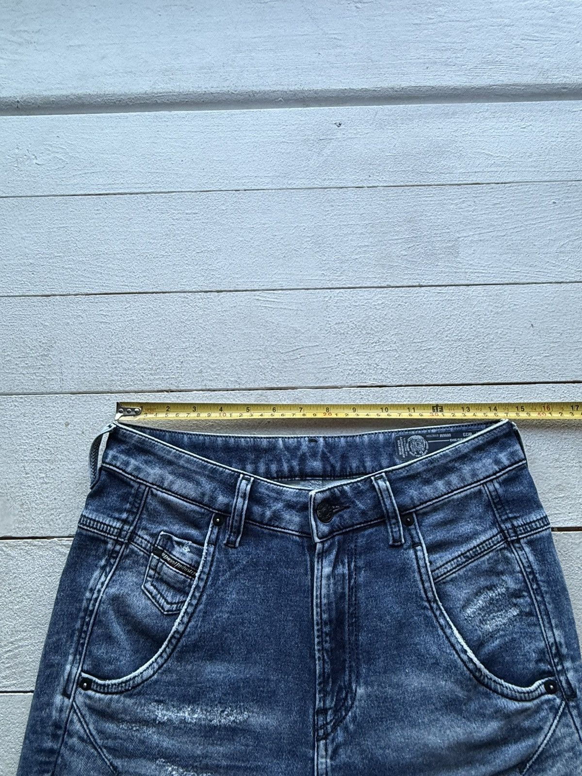 Diesel Vintage 00s Distressed Luxury Diesel Denim pants jeans Size 28" / US 6 / IT 42 - 15 Thumbnail