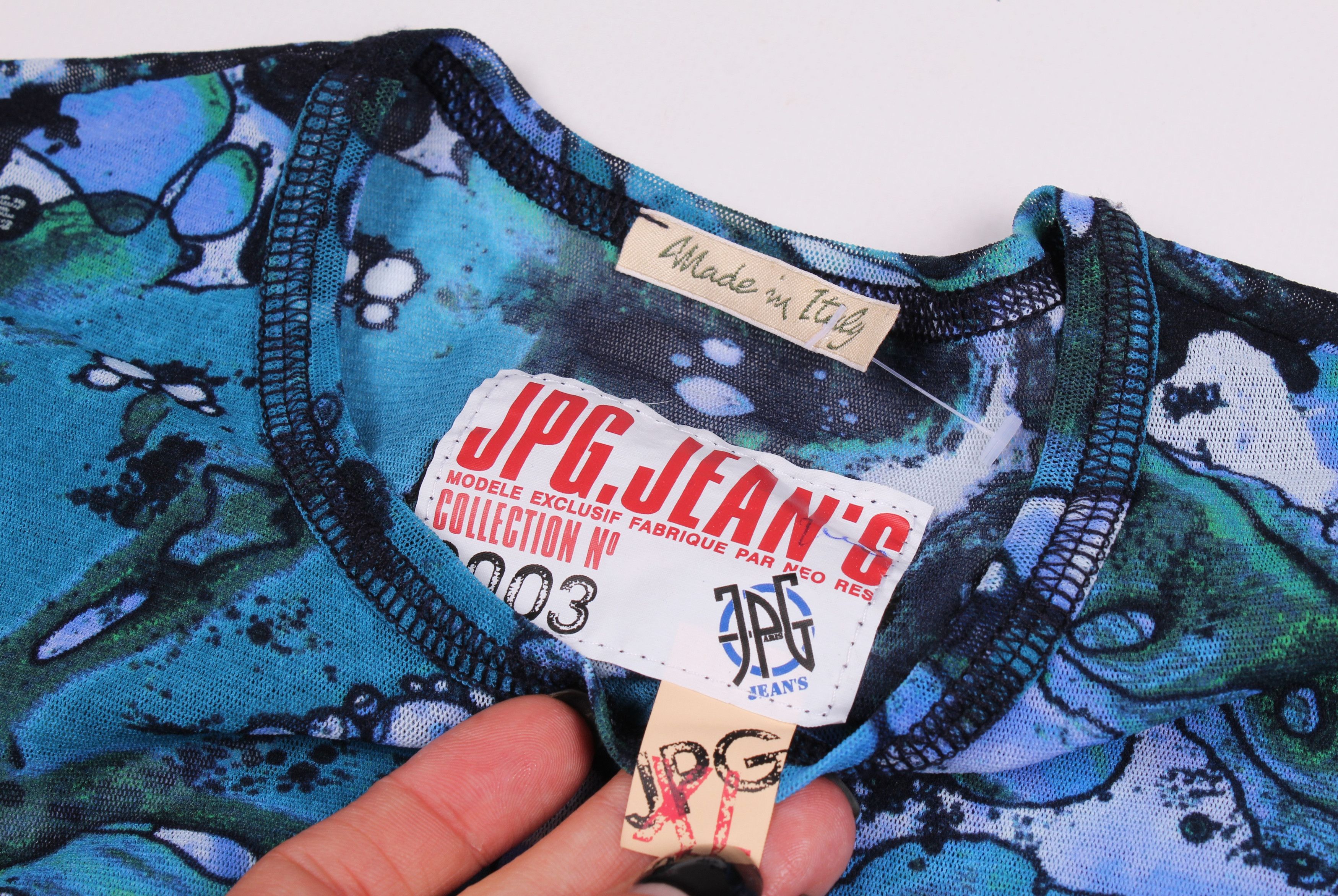 Jean Paul Gaultier Vintage JPG Jean Paul Gaultier Mesh Bacteria SS 2001 Top Size ONE SIZE - 4 Thumbnail