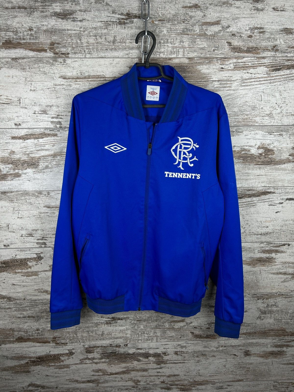 Umbro Mens Vintage Umbro Rangers Football Club Jacket home away Size US L / EU 52-54 / 3 - 1 Thumbnail