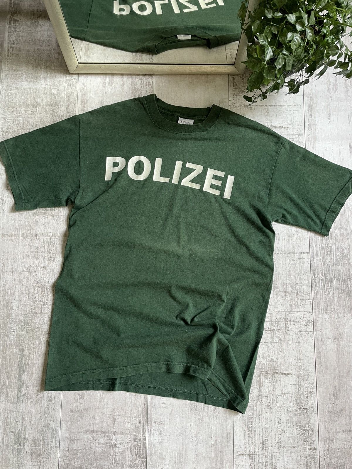 Other Vintage Polizei 90’s T-Shirt Sun Fade Size US M / EU 48-50 / 2 - 2 Thumbnail