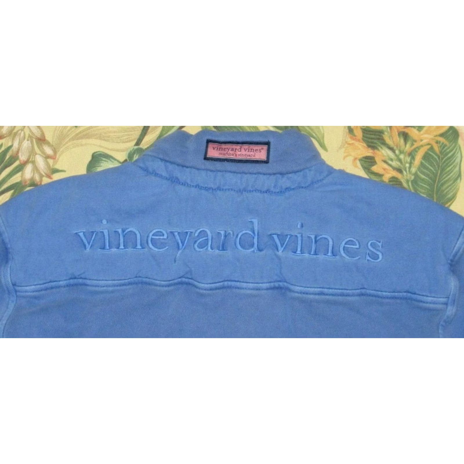 Vineyard Vines VINEYARD VINES Blue 1/4 Zip Pullover Shep Sweater XS Mens Pullover Sweater Blue XS Size US XS / EU 42 / 0 - 3 Thumbnail