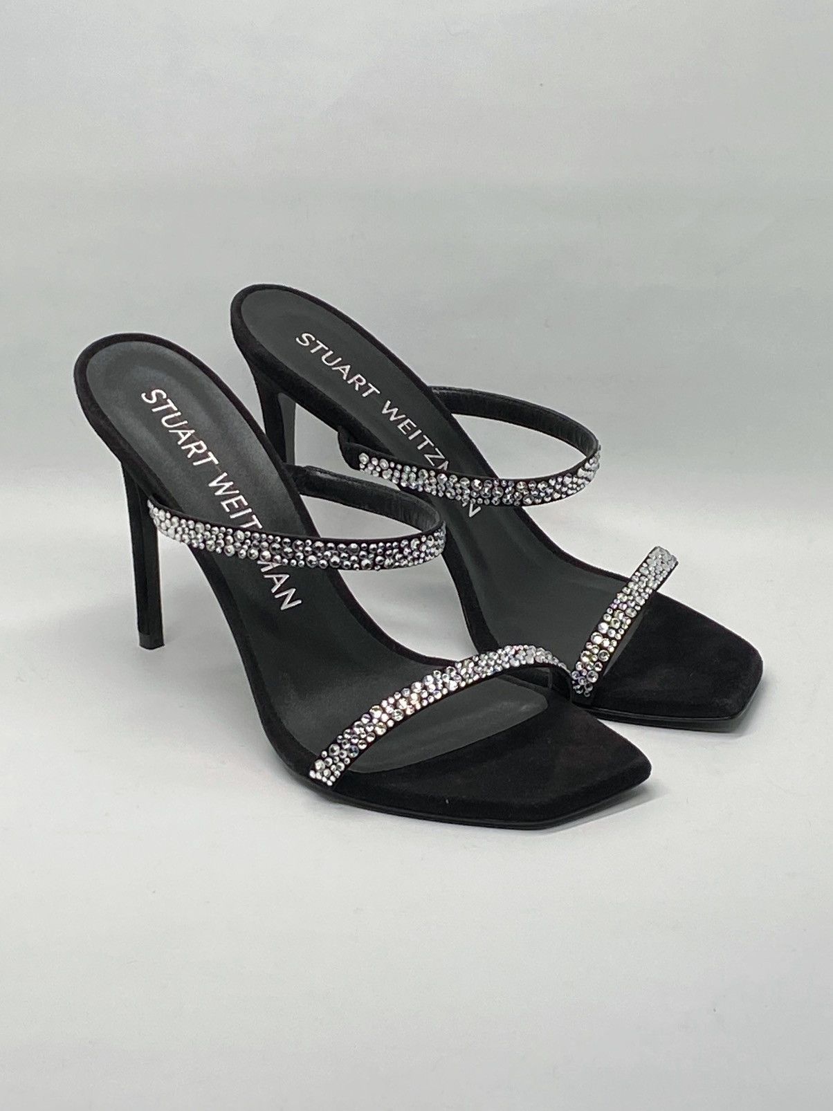 Stuart Weitzman Stuart Weitzman Suede Embellished Sandals size 9 Size US 9 / IT 39 - 1 Thumbnail