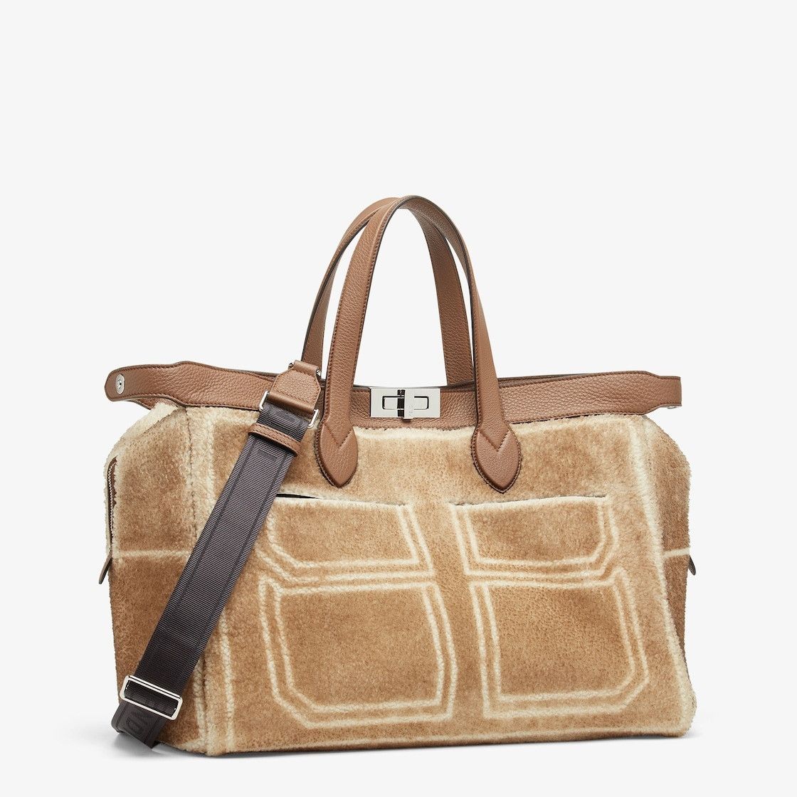 Fendi o1loc1c0824 Size: OS / Peekaboo Iseeu Forty8 in Brown Size ONE SIZE - 2 Thumbnail