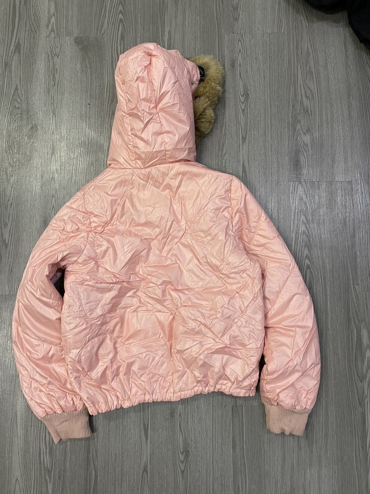 Tsumori Chisato Issey Miyake Silk Reversible Padded Fur Hoodies Puffy Jacket Size S / US 4 / IT 40 - 16 Thumbnail