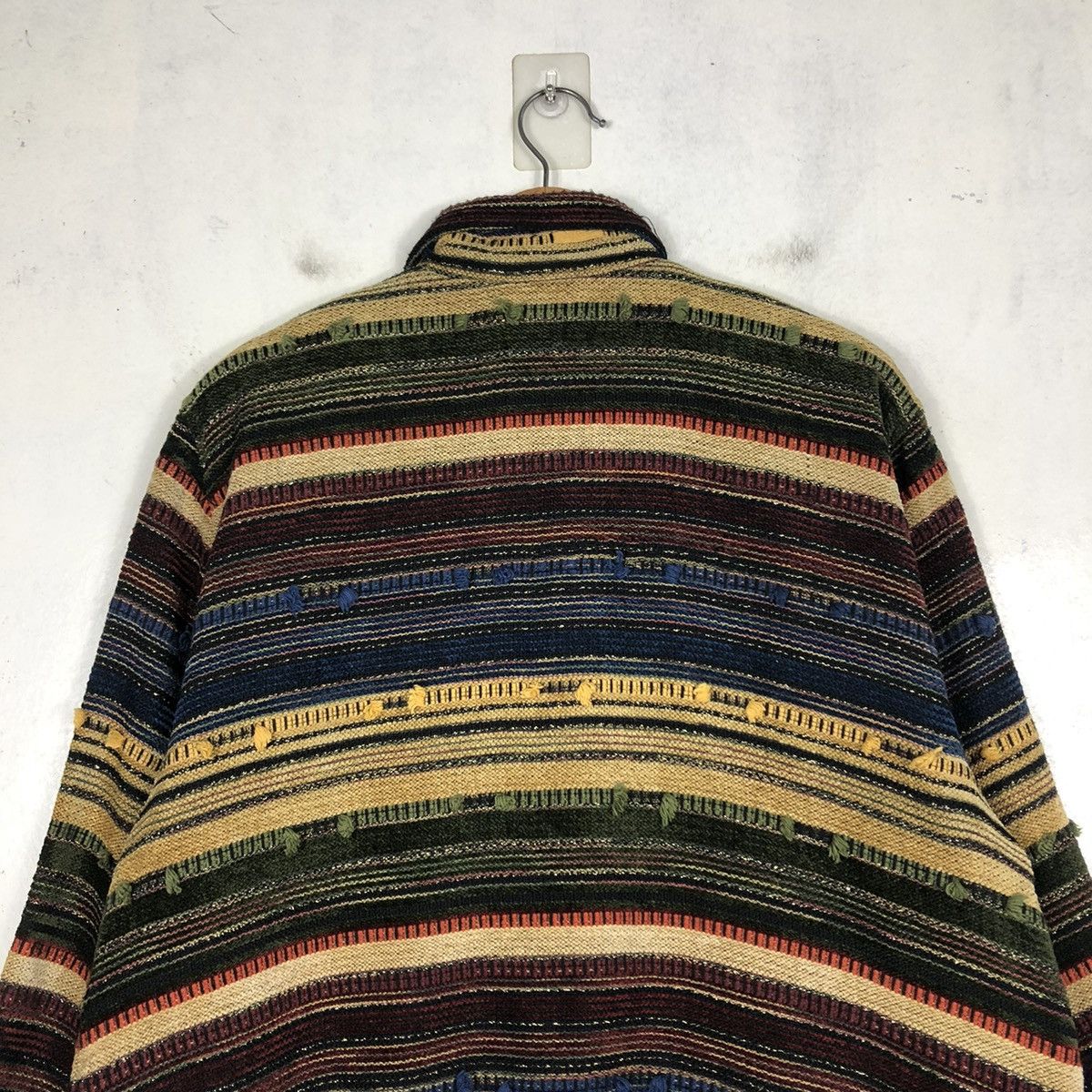 Vintage 📌VINTAGE HAND KNIT DESIGN ZIPPER ALFRED DUNNER ISSEY MIYAKE Size US M / EU 48-50 / 2 - 11 Thumbnail