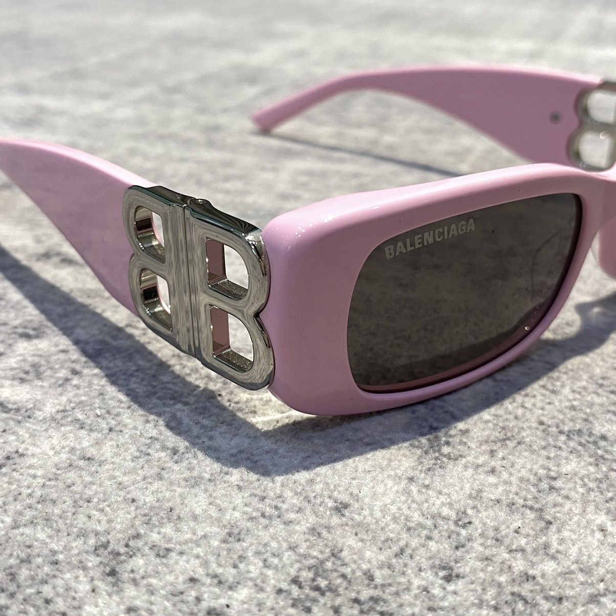 Balenciaga BALENCIAGA Dynasty Sunglasses PINK Size ONE SIZE - 2 Thumbnail