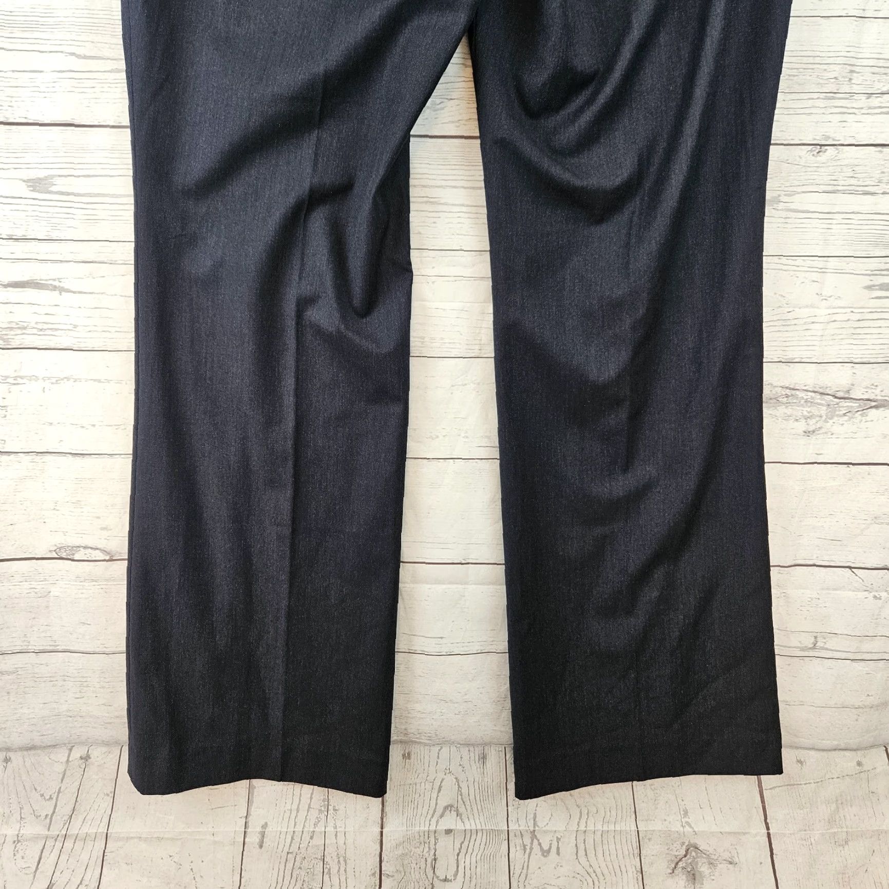 Loft Ann Taylor LOFT Kate Pants Womens 12 Blue High Rise Rayon Blend Solid Size 34" / US 12 / IT 48 - 5 Thumbnail