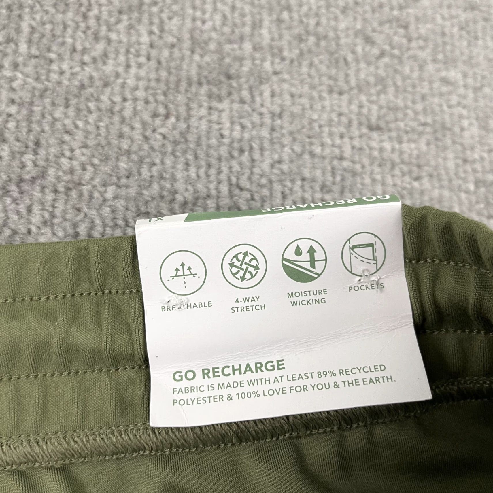 Vintage Gilly Hicks Athletic Shorts Mens XL 7" Green Cargo Pockets Drawstring Easy Care Breathable Lightweight Size US 36 / EU 52 - 7 Thumbnail