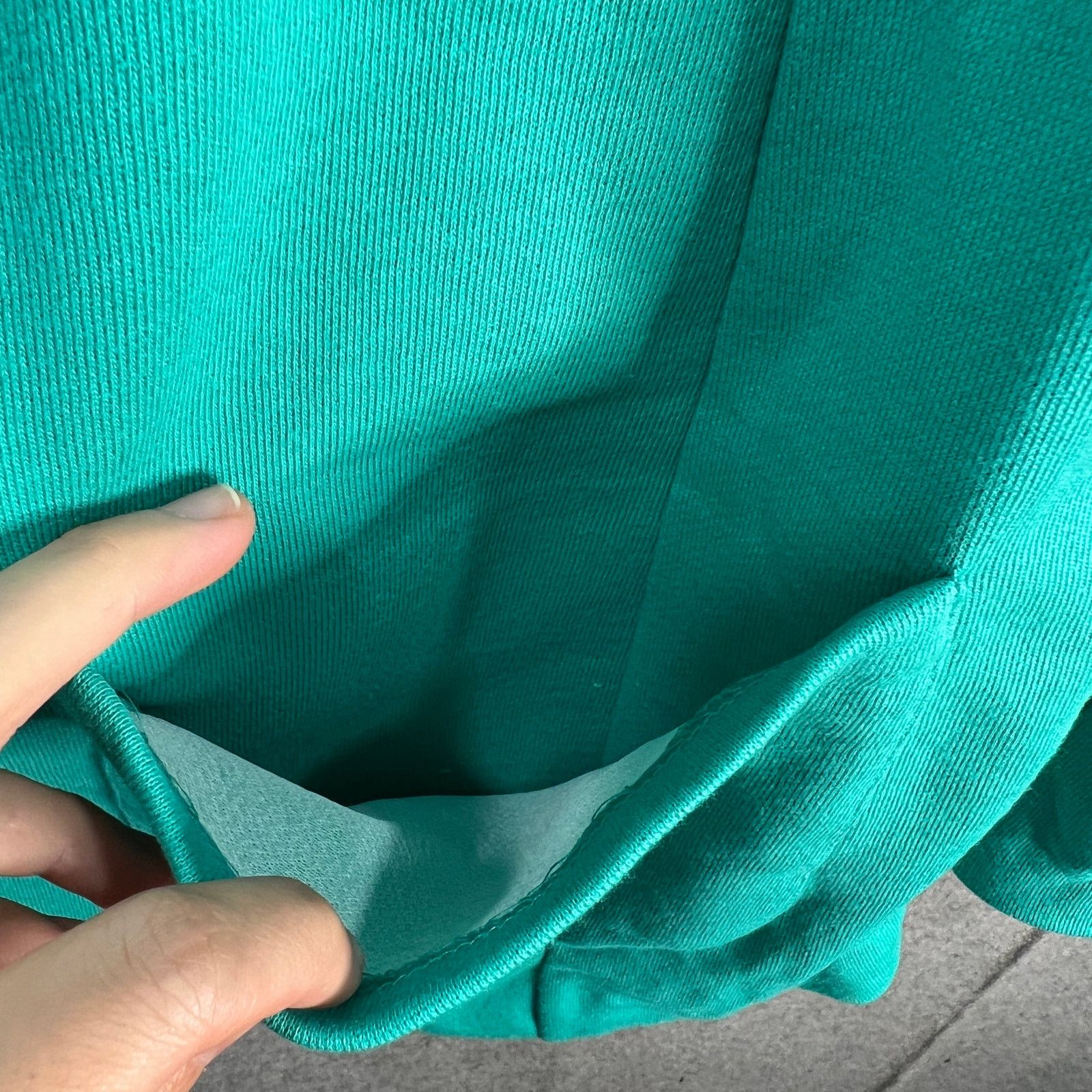 Other Susan Graver Weekend Regular Knit Blazer Green Turquoise Size XXL / US 16-18 / IT 52-54 - 10 Thumbnail