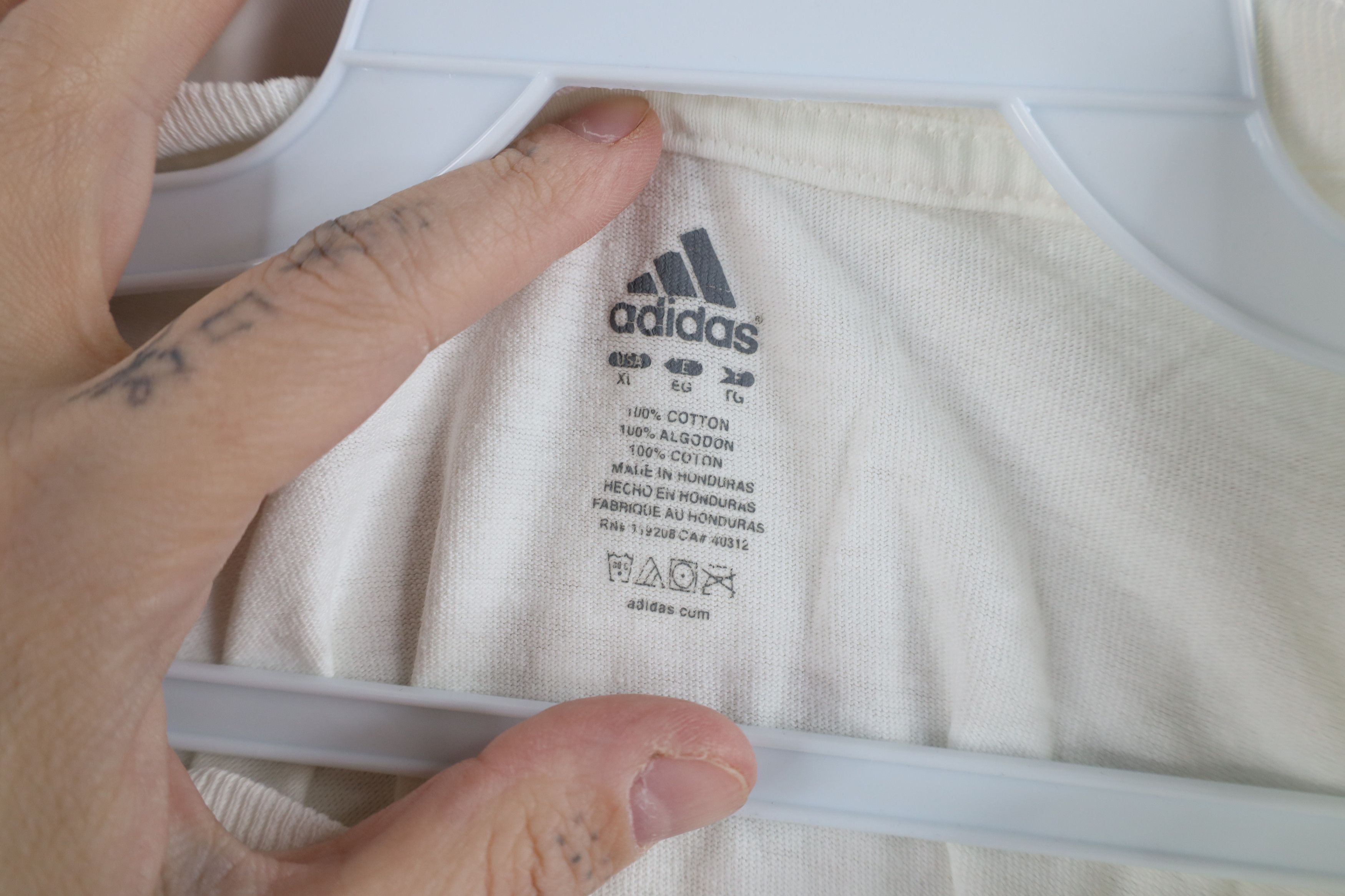 Adidas × Vintage Vintage Adidas University of Michigan Short Sleeve T-Shirt Size US XL / EU 56 / 4 - 6 Thumbnail