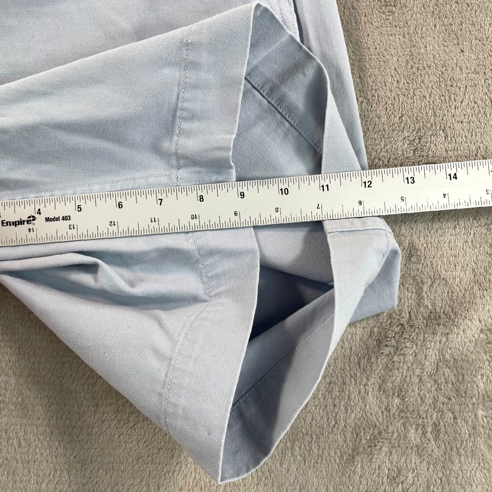 Ralph Lauren Ralph Lauren Denim & Supply Chino Shorts Men 40x9 Light Blue Twill Preppy Casual Shirt Size US 40 / EU 56 - 5 Thumbnail