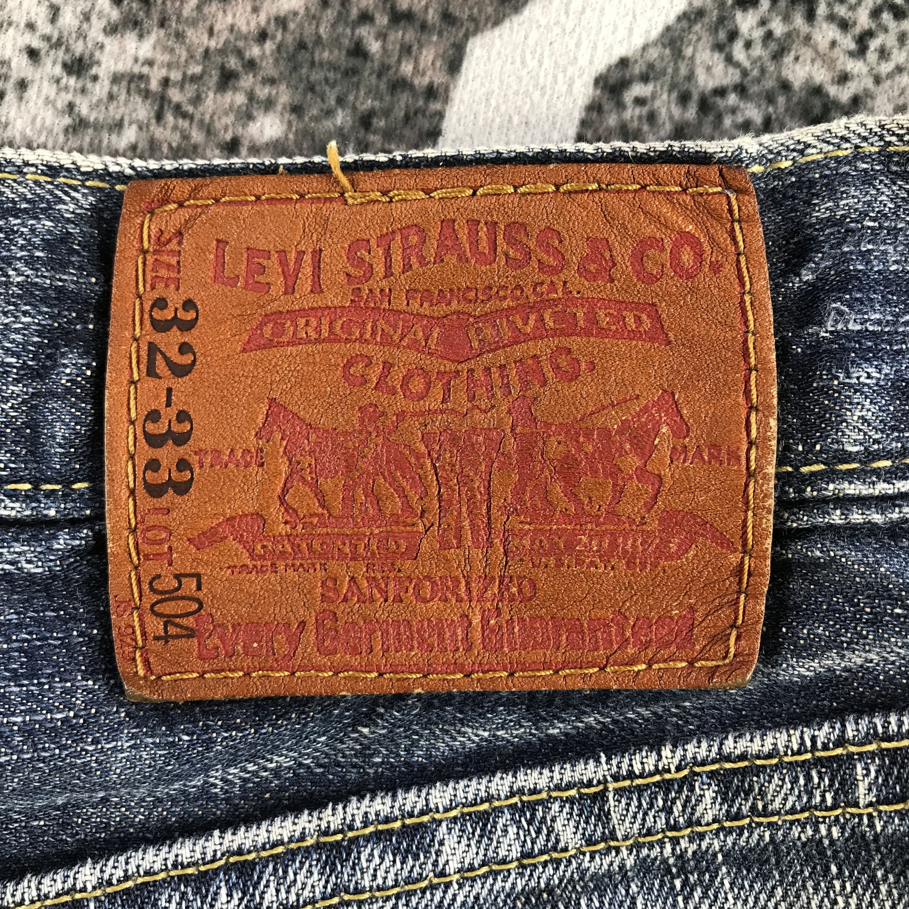 Levi's Vintage Levis 504 Jeans Distressed Denim KJ3344 Size US 32 / EU 48 - 5 Thumbnail