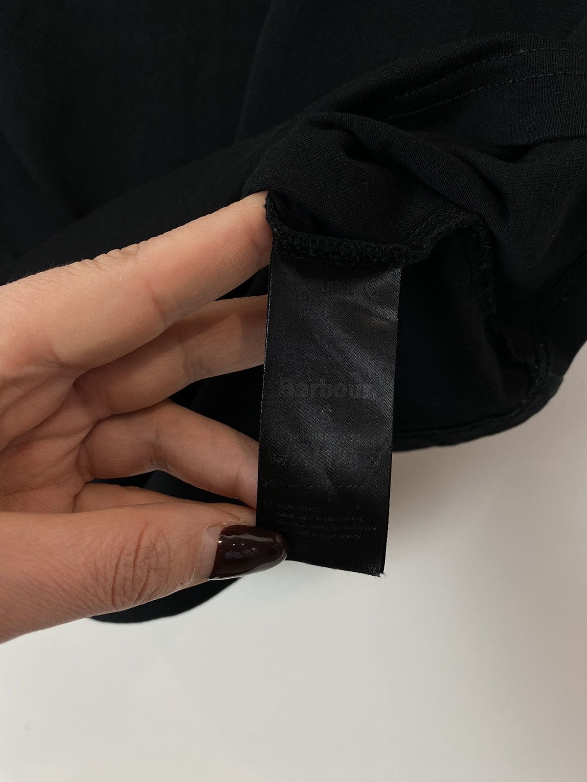 Barbour Barbour International Slim Fit T-Shirt Mens Size S Top Black Size US S / EU 44-46 / 1 - 5 Thumbnail