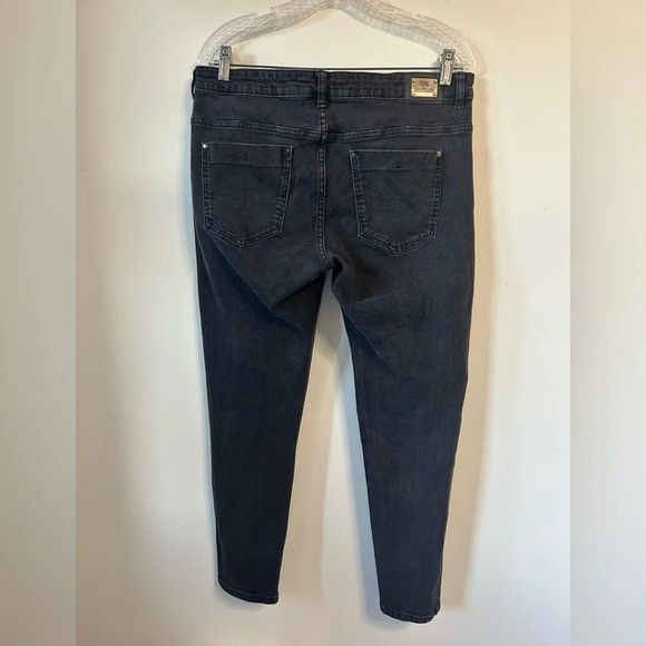 Zara Zara Black Skinny Jeans Size 34" / US 12 / IT 48 - 2 Thumbnail
