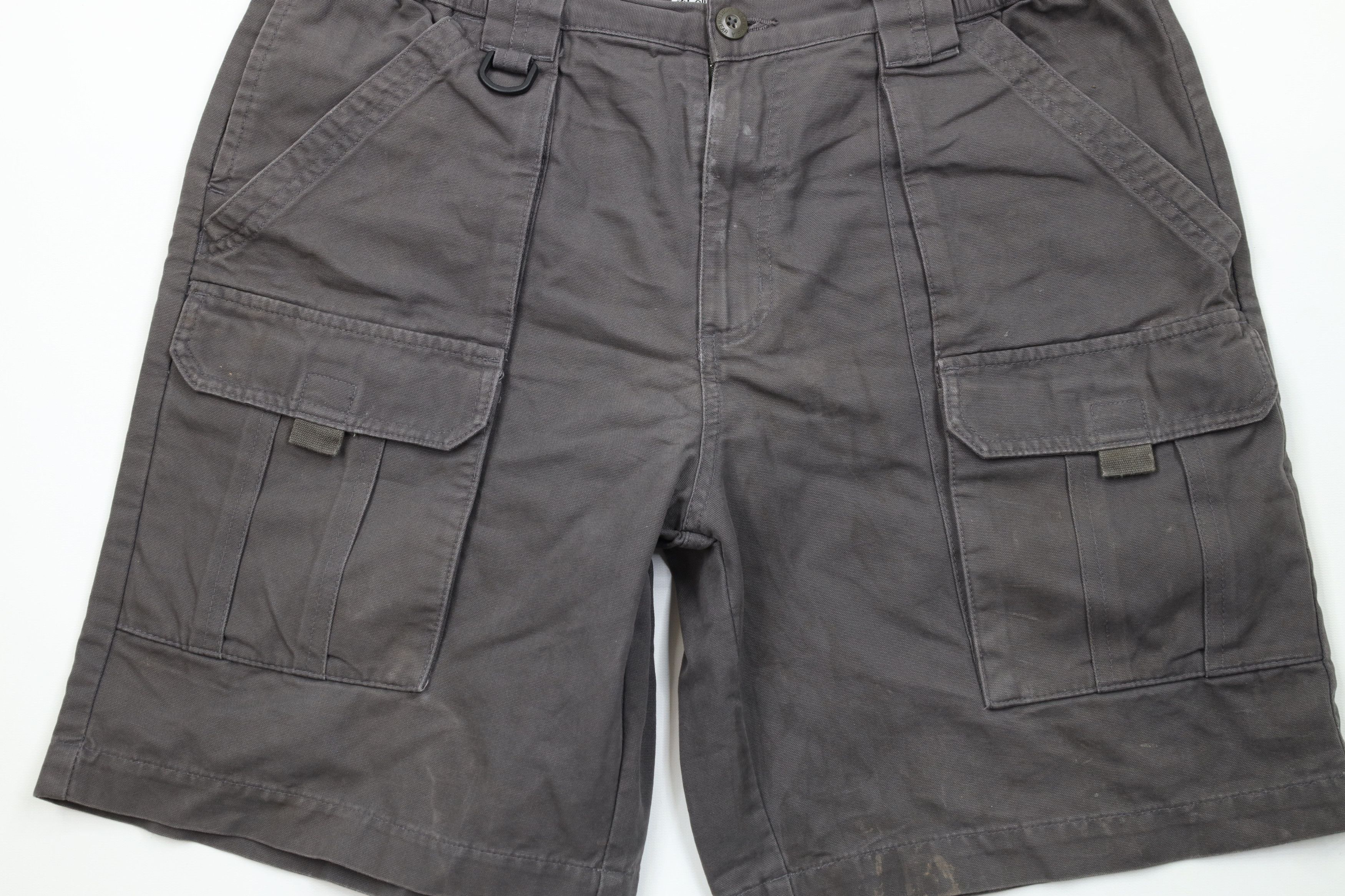 Columbia × Vintage Vintage Columbia Above Knee Heavy Cargo Shorts Gray Cotton Size US 34 / EU 50 - 3 Thumbnail