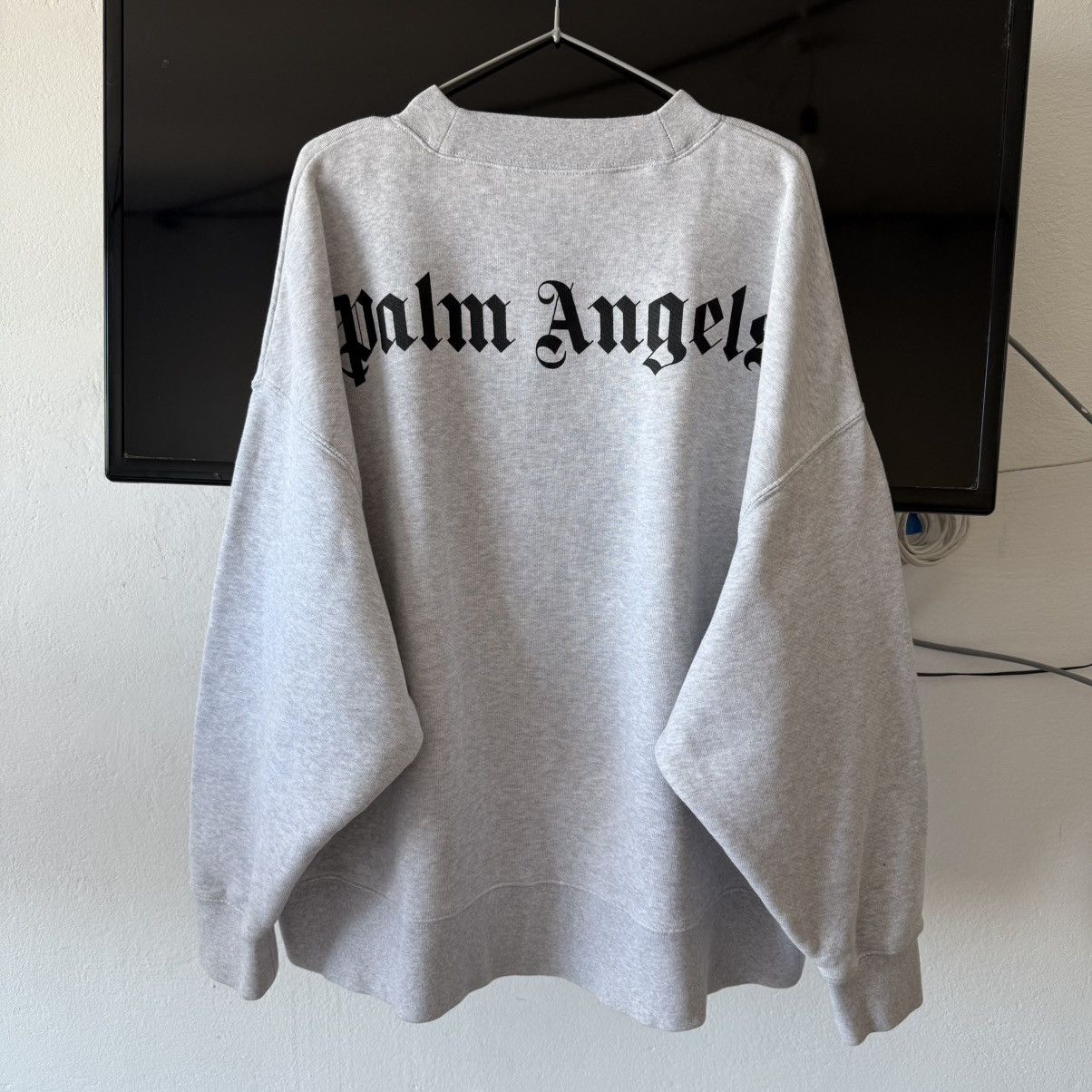 Palm Angels Palm Angels Big Logo Boxy Oversized Fit Sweatshirt Size US XL / EU 56 / 4 - 1 Thumbnail