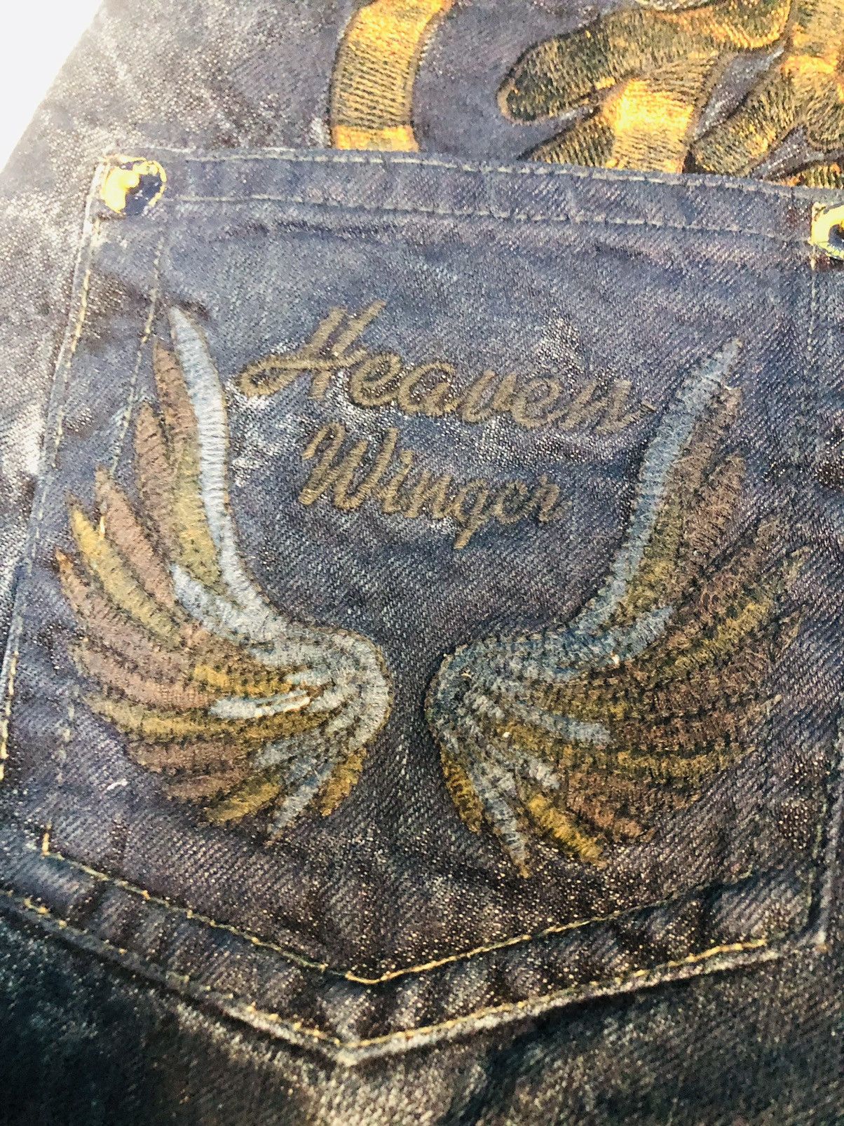 Japanese Brand Sky Bomber Mini Jeans (10) Size US 28 / EU 44 - 18 Thumbnail