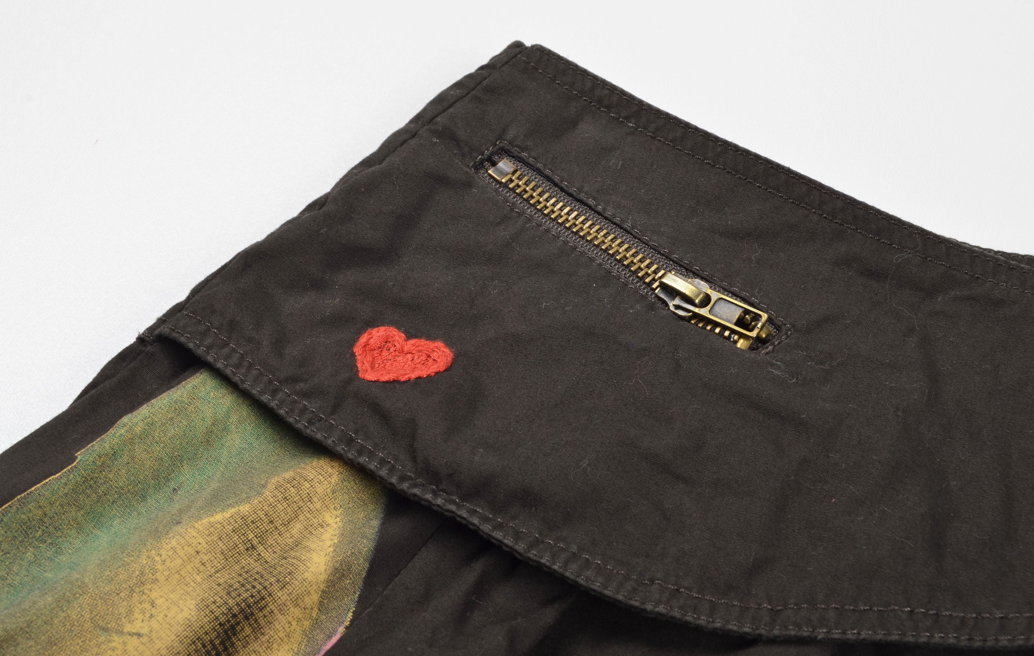 Desigual Desigual Y2K Grunge Olive Green Balloon Beaded Skirt Size 30" / US 8 / IT 44 - 8 Thumbnail