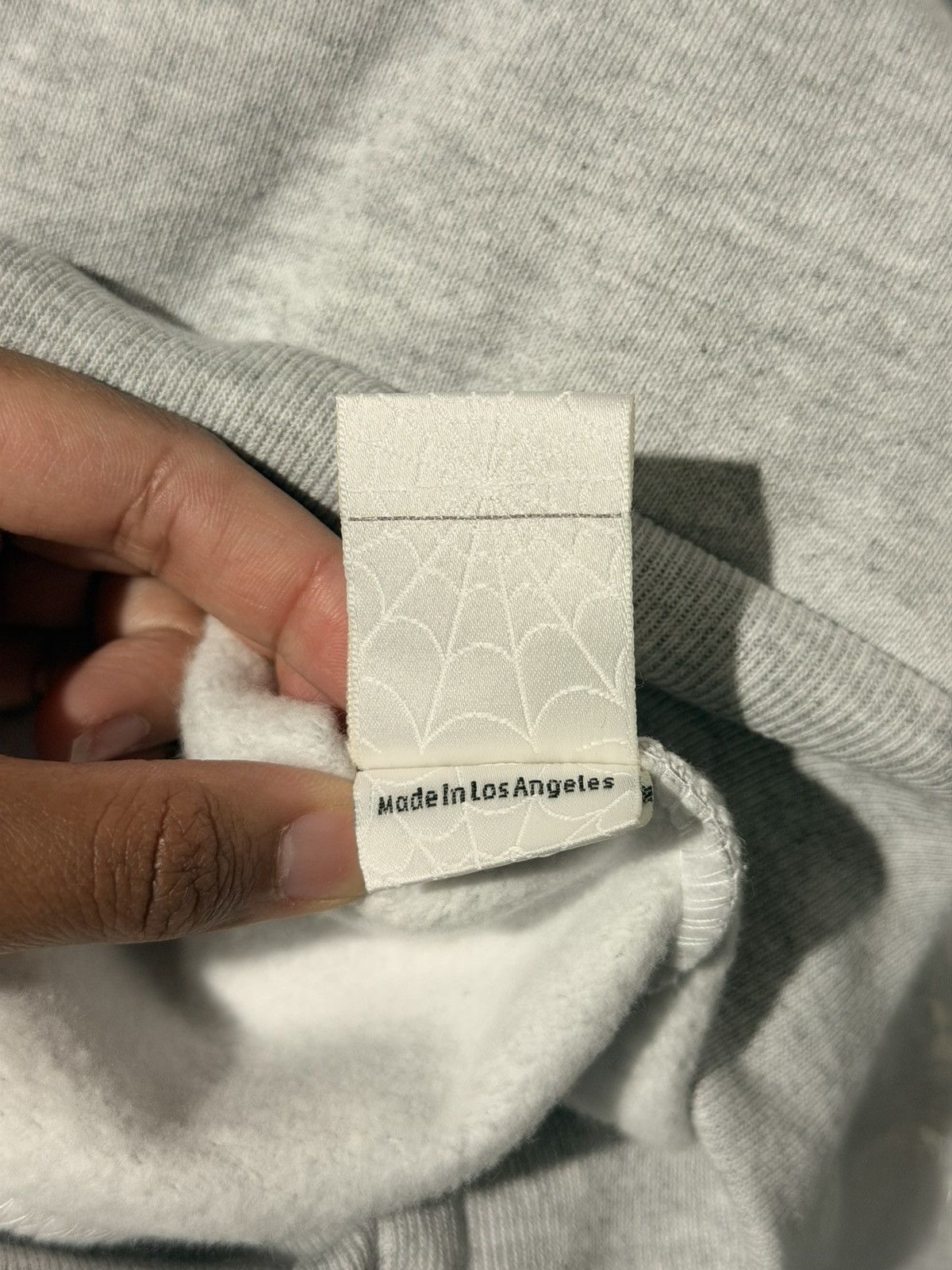 Sp5der OG WEB HEATHER GREY HOODIE Size US M / EU 48-50 / 2 - 6 Thumbnail