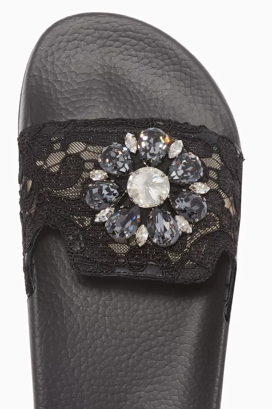 Dolce & Gabbana o1y0925 Slippers in Black Size US 5.5 / IT 35.5 - 3 Thumbnail