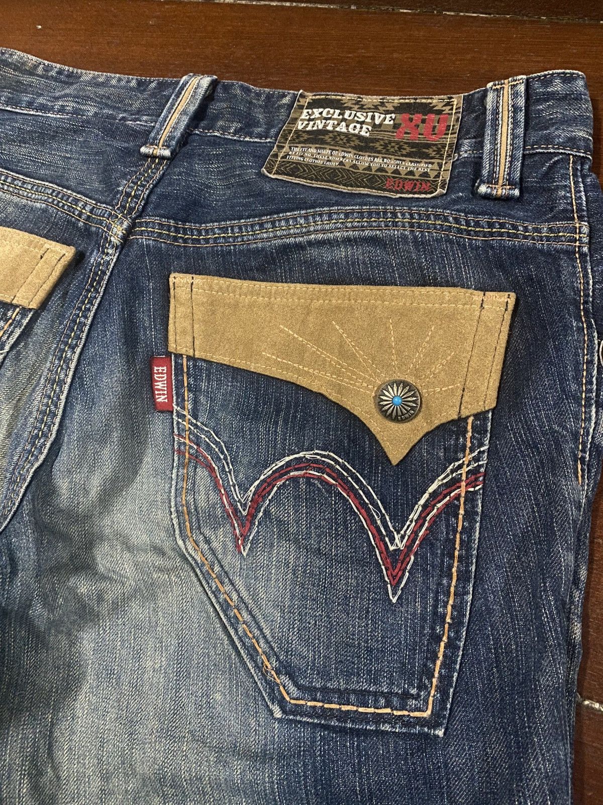 Edwin BAGGY DISTRESSED DENIM EDWIN EXCLUSIVE VINTAGE XU flare Size US 36 / EU 52 - 14 Thumbnail