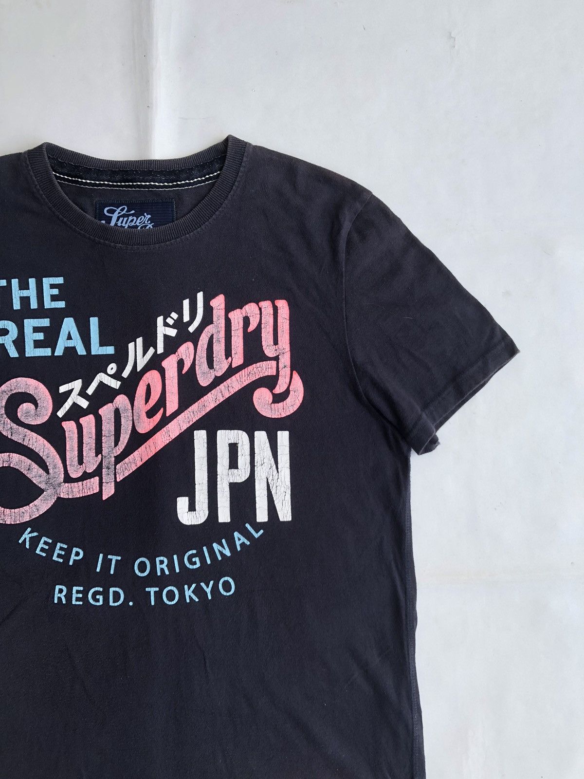 Beauty Beast × If Six Was Nine × Superdry Japanses Poem Superdry Tshirt Rock Punk Style Size US M / EU 48-50 / 2 - 2 Thumbnail